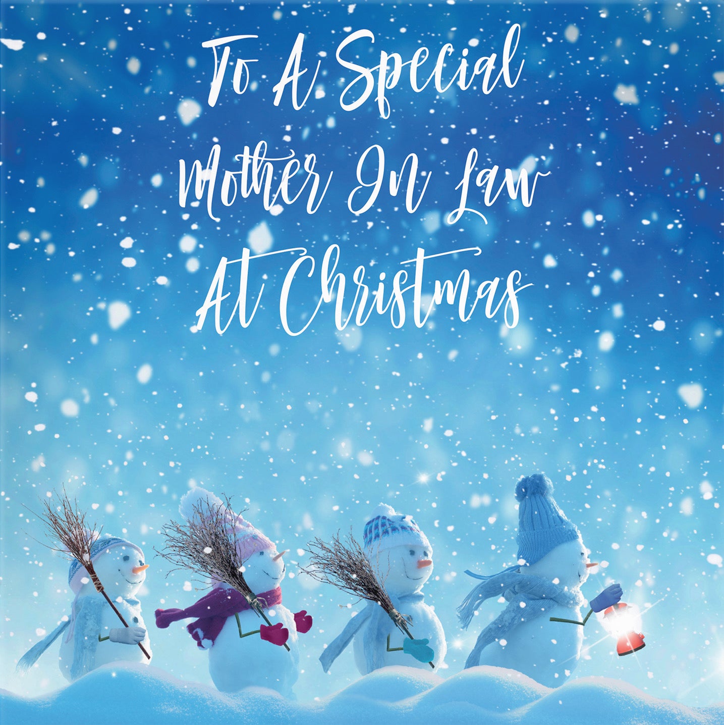 Mother In Law Snow People Christmas Card - Default Title (B09K7TTXTN)