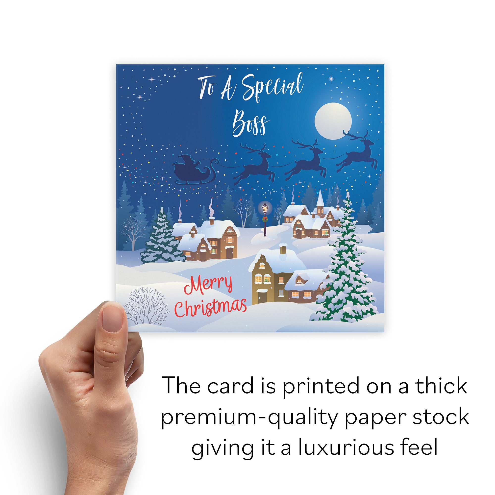 Boss Winter Wonderland Christmas Card - Default Title (B09K7V1TX8)