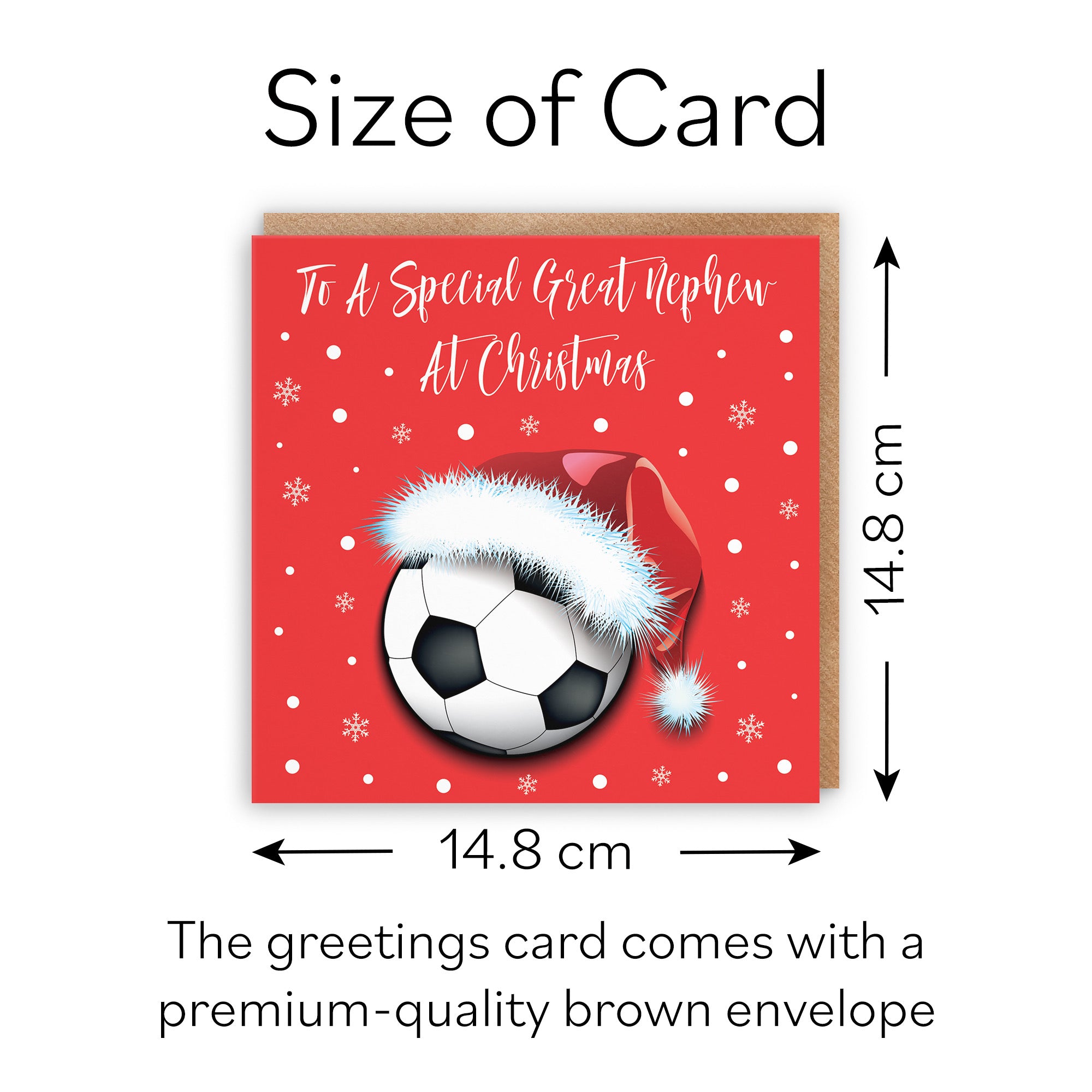 Great Nephew Football Christmas Card - Default Title (B09K7V2PYD)