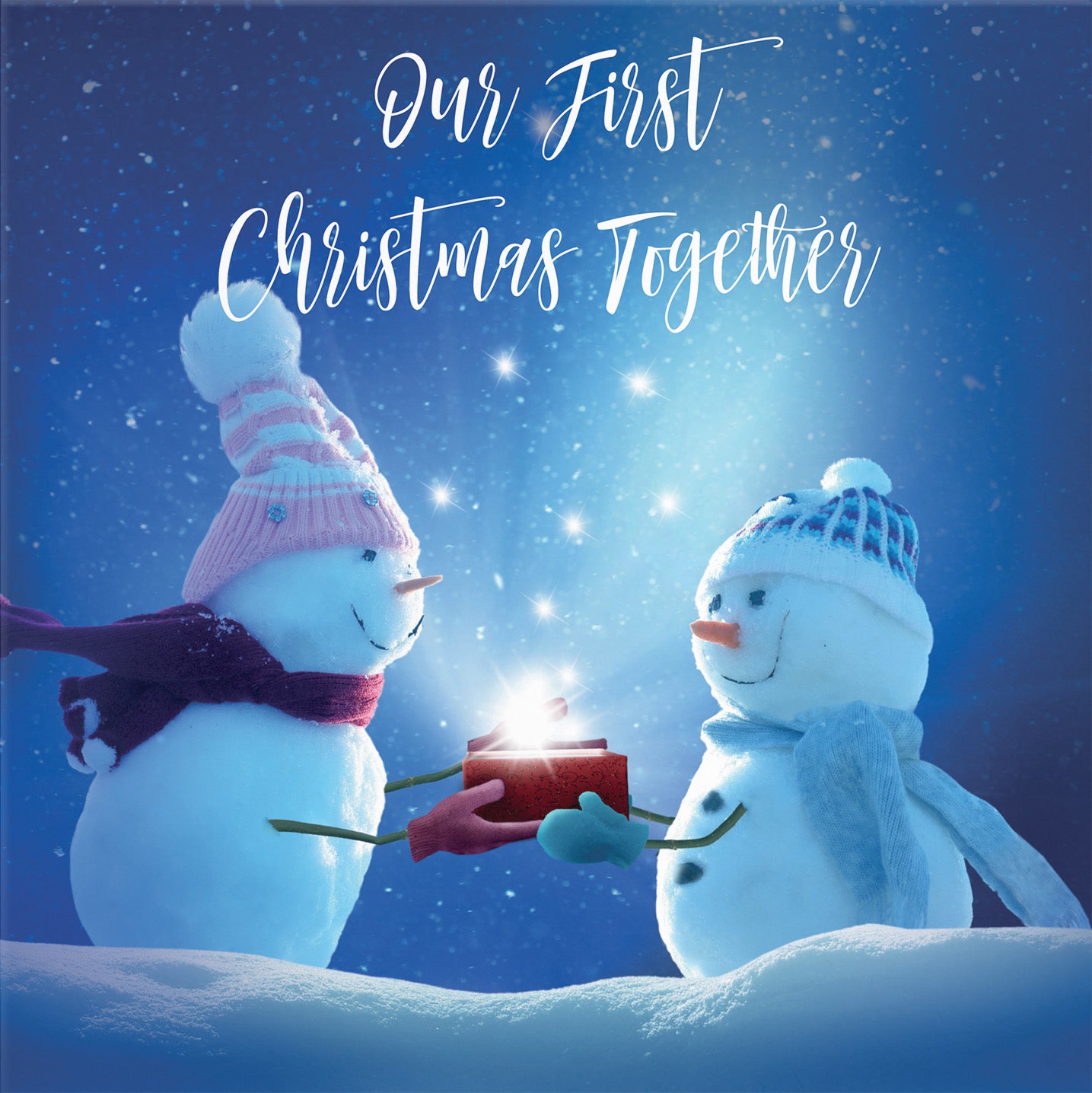 First Christmas Together Starry Night Card - Default Title (B09K7VMG66)