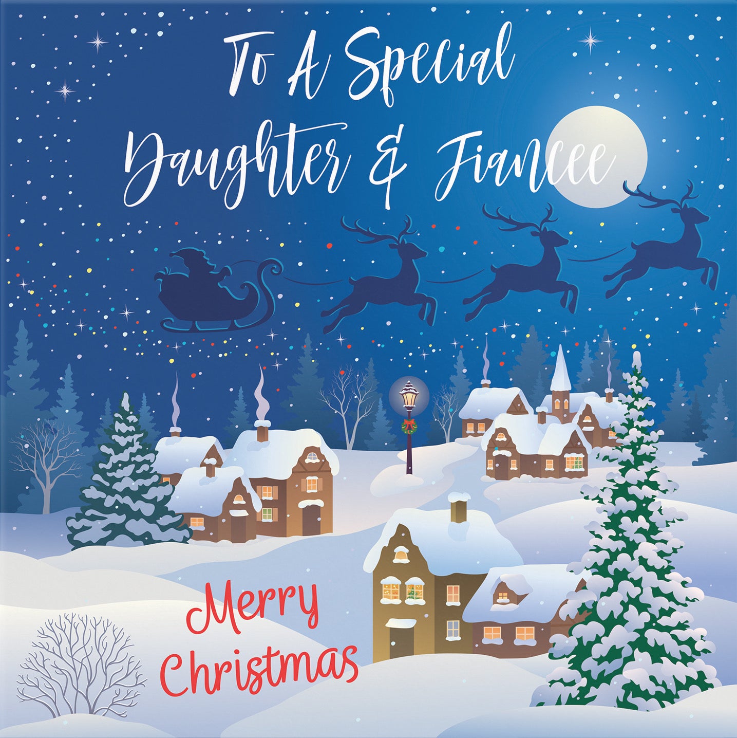 Daughter And Fiancee Winter Wonderland Christmas Card - Default Title (B09K7VVKL6)