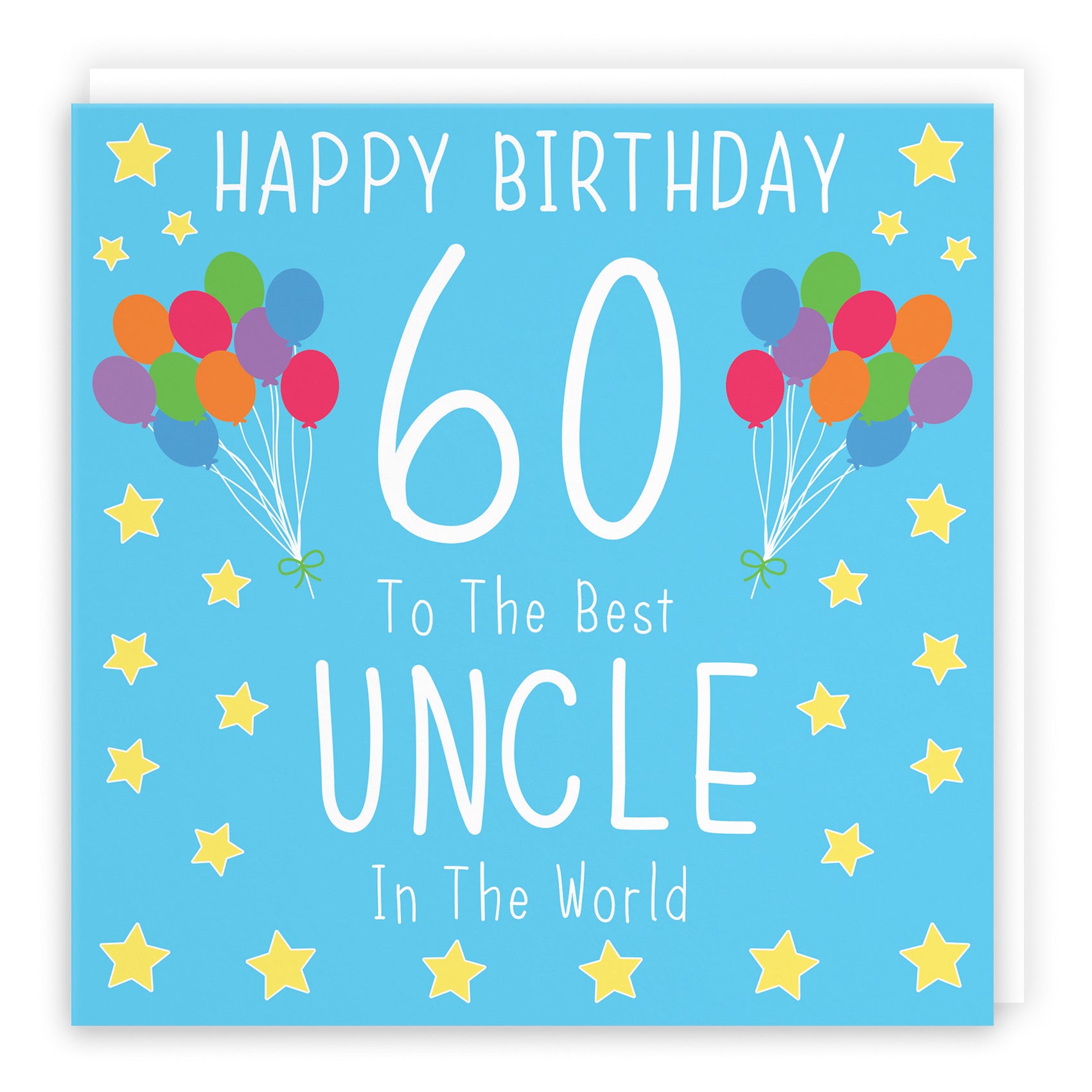 60th Uncle Birthday Card Iconic - Default Title (B09Q7652JJ)