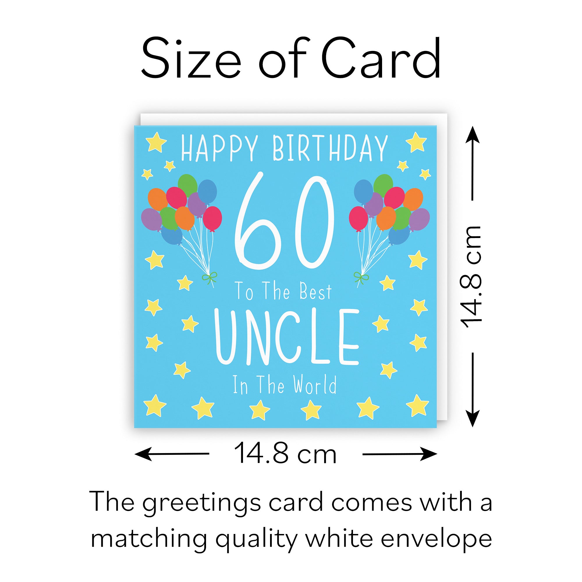 60th Uncle Birthday Card Iconic - Default Title (B09Q7652JJ)