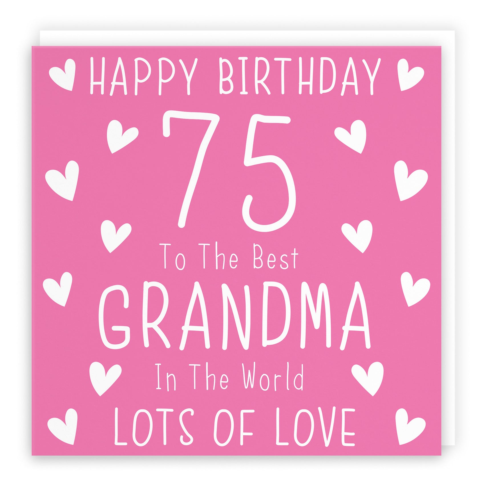 75th Grandma Birthday Card Iconic - Default Title (B09Q777566)