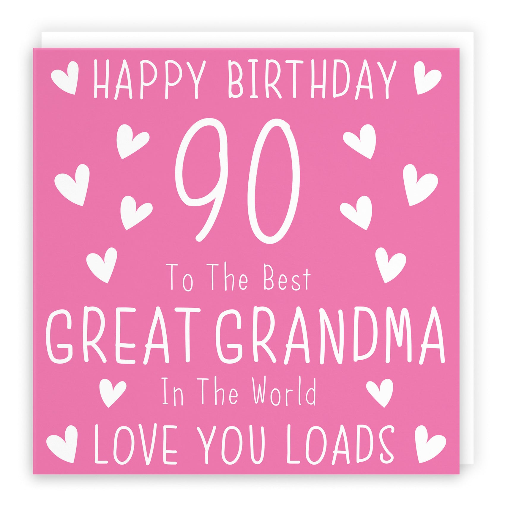 90th Great Grandma Birthday Card Iconic - Default Title (B09Q77TD3W)