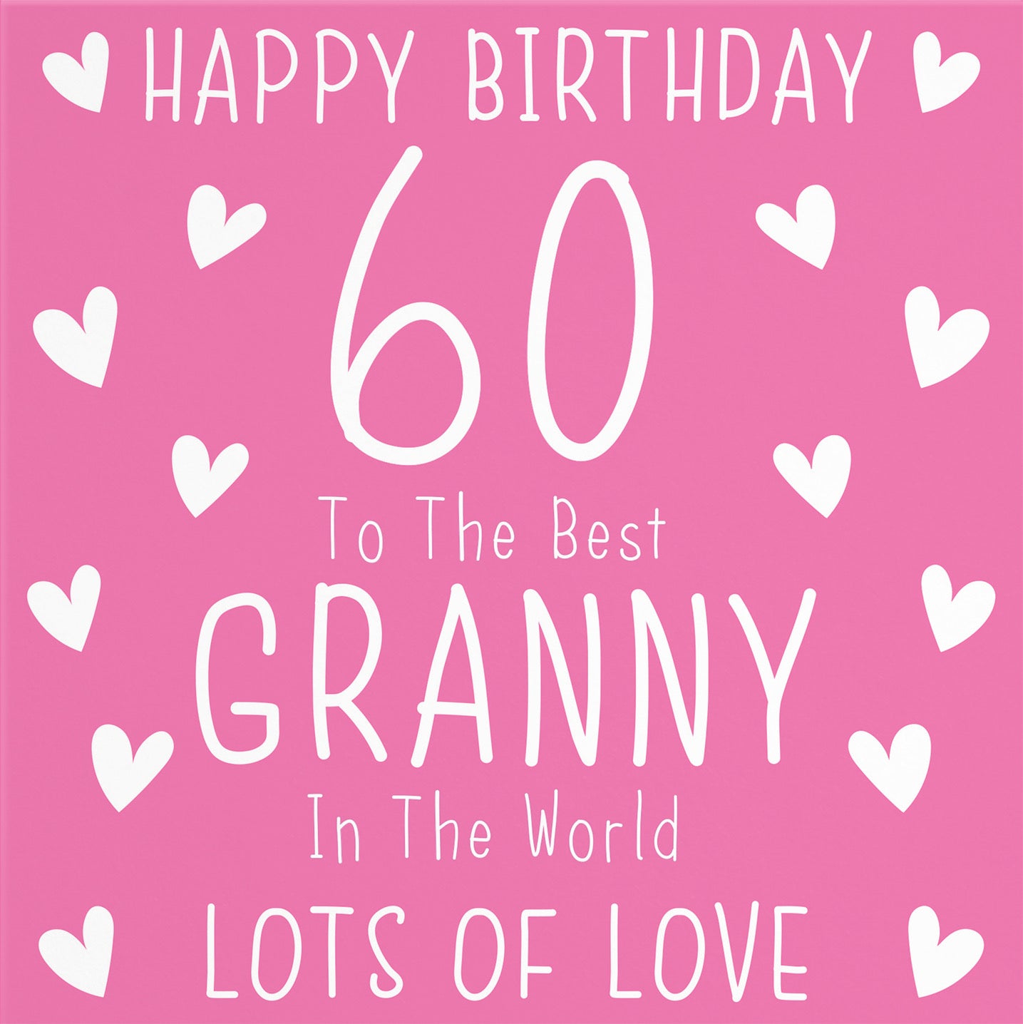 60th Granny Birthday Card Iconic - Default Title (B09Q77VC9V)