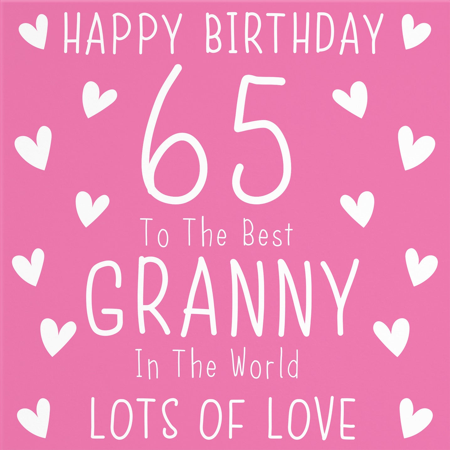 65th Granny Birthday Card Iconic - Default Title (B09Q77VX4N)