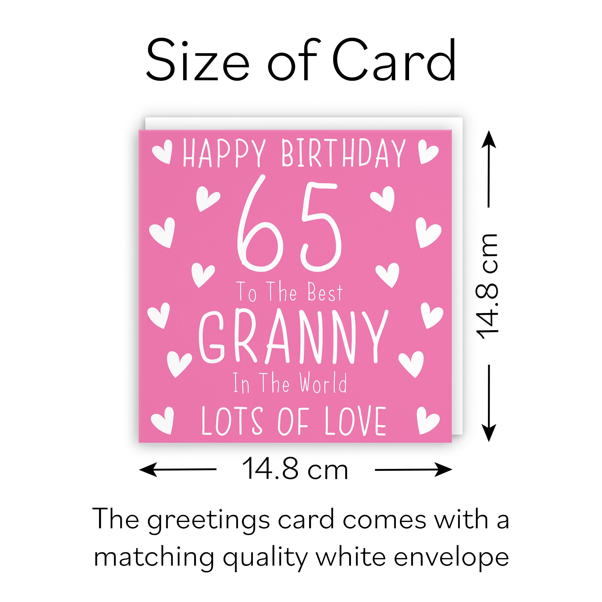 65th Granny Birthday Card Iconic - Default Title (B09Q77VX4N)