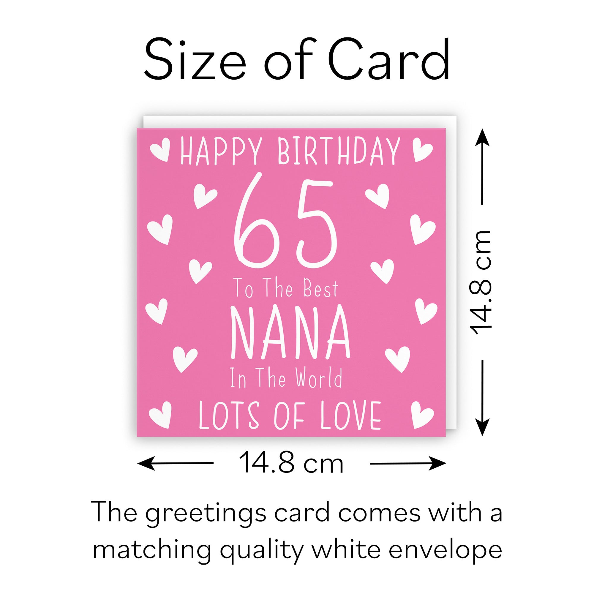 65th Nana Birthday Card Iconic - Default Title (B09Q77ZLRC)