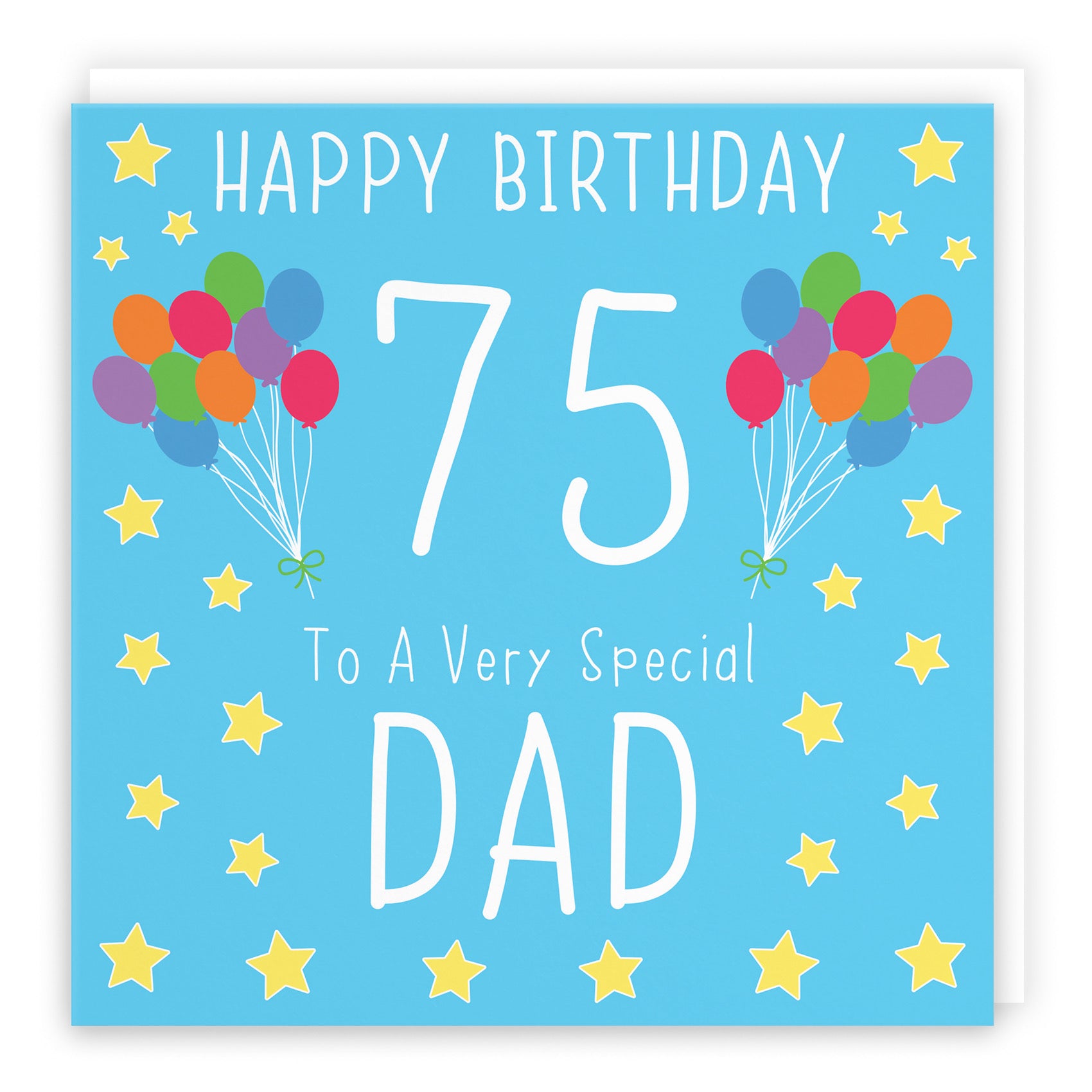 75th Dad Birthday Card Iconic - Default Title (B09Q78W9X3)