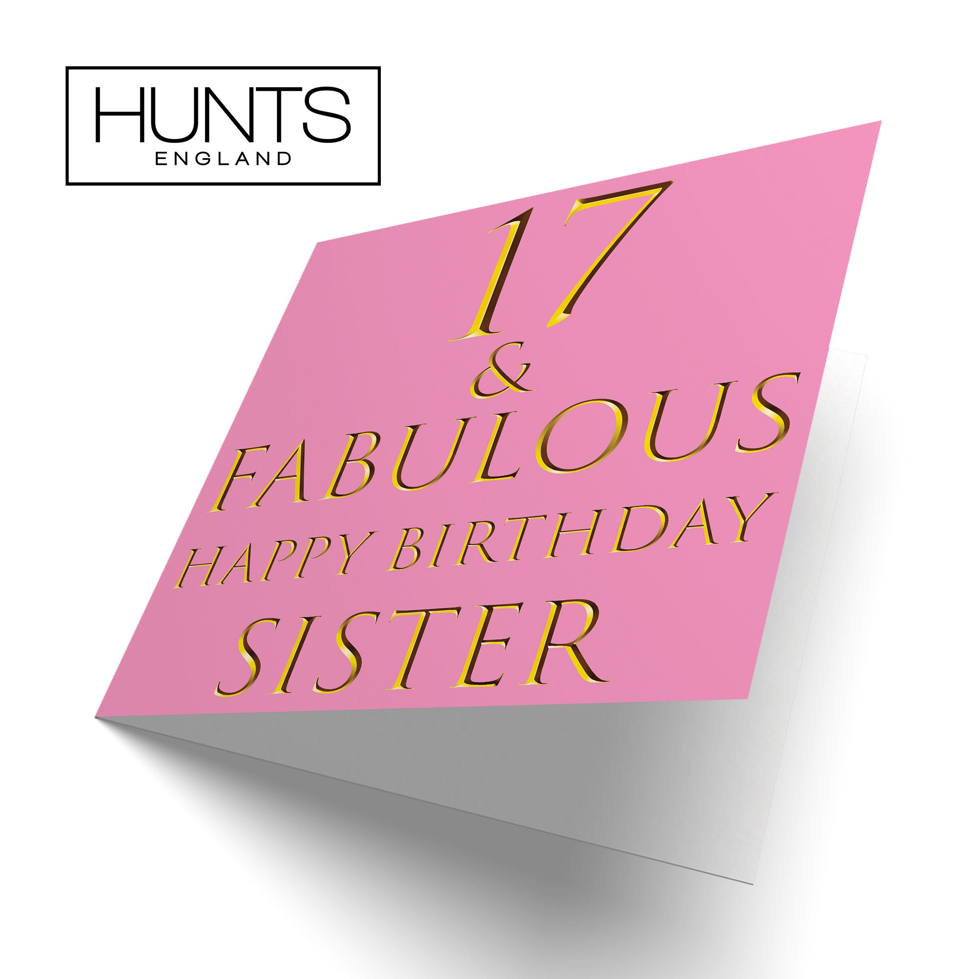 17th Sister Birthday Card Fabulous - Default Title (B09Q78XMNS)