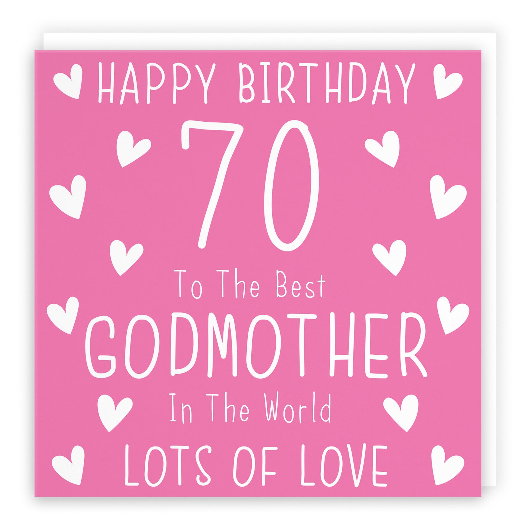 70th Godmother Birthday Card Iconic - Default Title (B09Q78YN45)