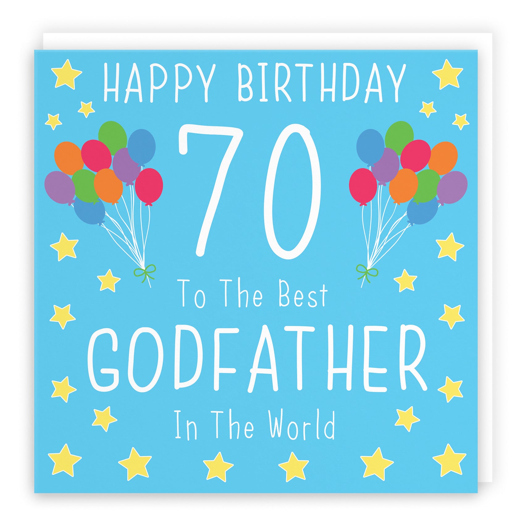 70th Godfather Birthday Card Iconic - Default Title (B09Q794367)