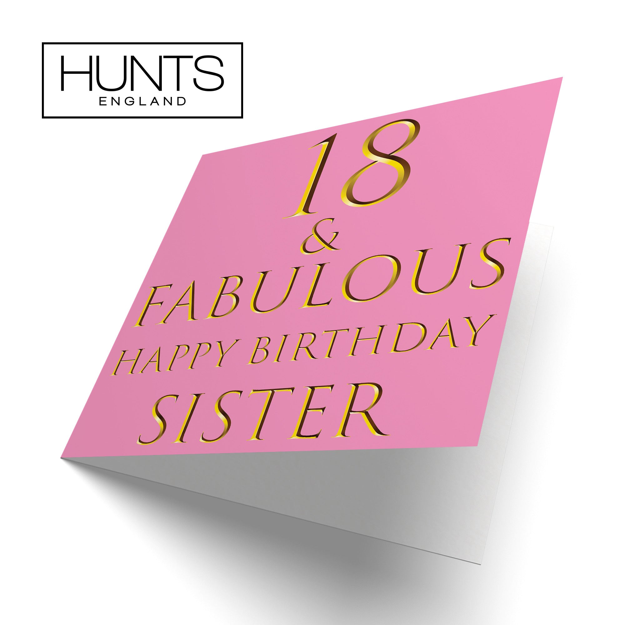 18th Sister Birthday Card Fabulous - Default Title (B09Q7BK379)