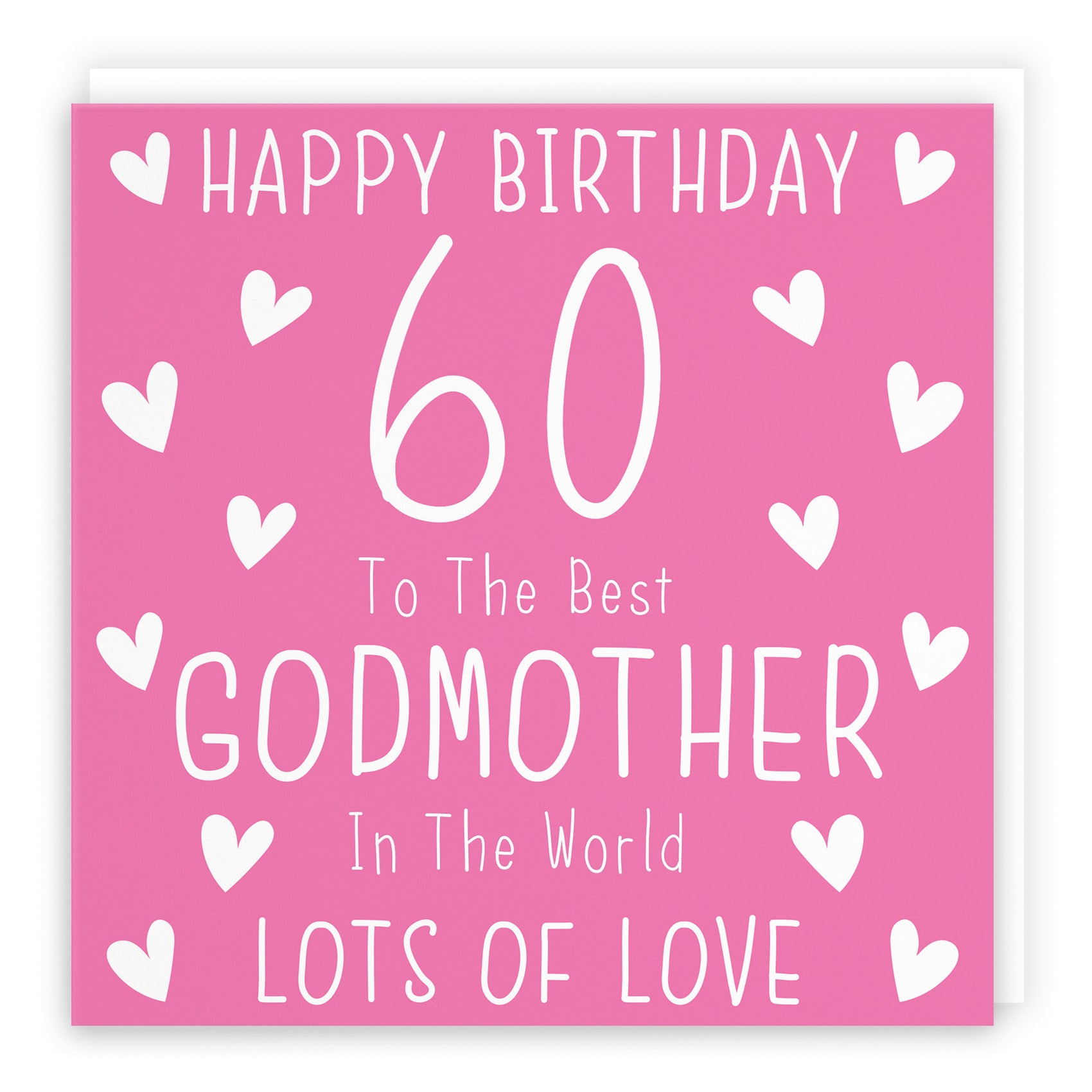 60th Godmother Birthday Card Iconic - Default Title (B09Q7BMJY9)