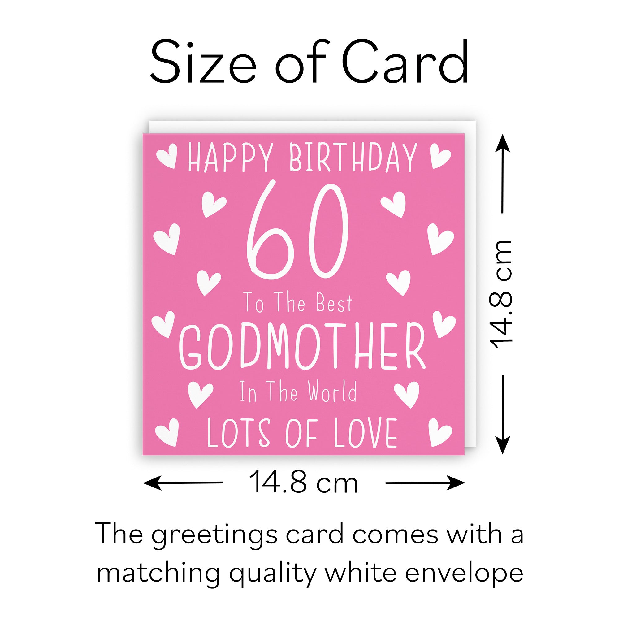 60th Godmother Birthday Card Iconic - Default Title (B09Q7BMJY9)