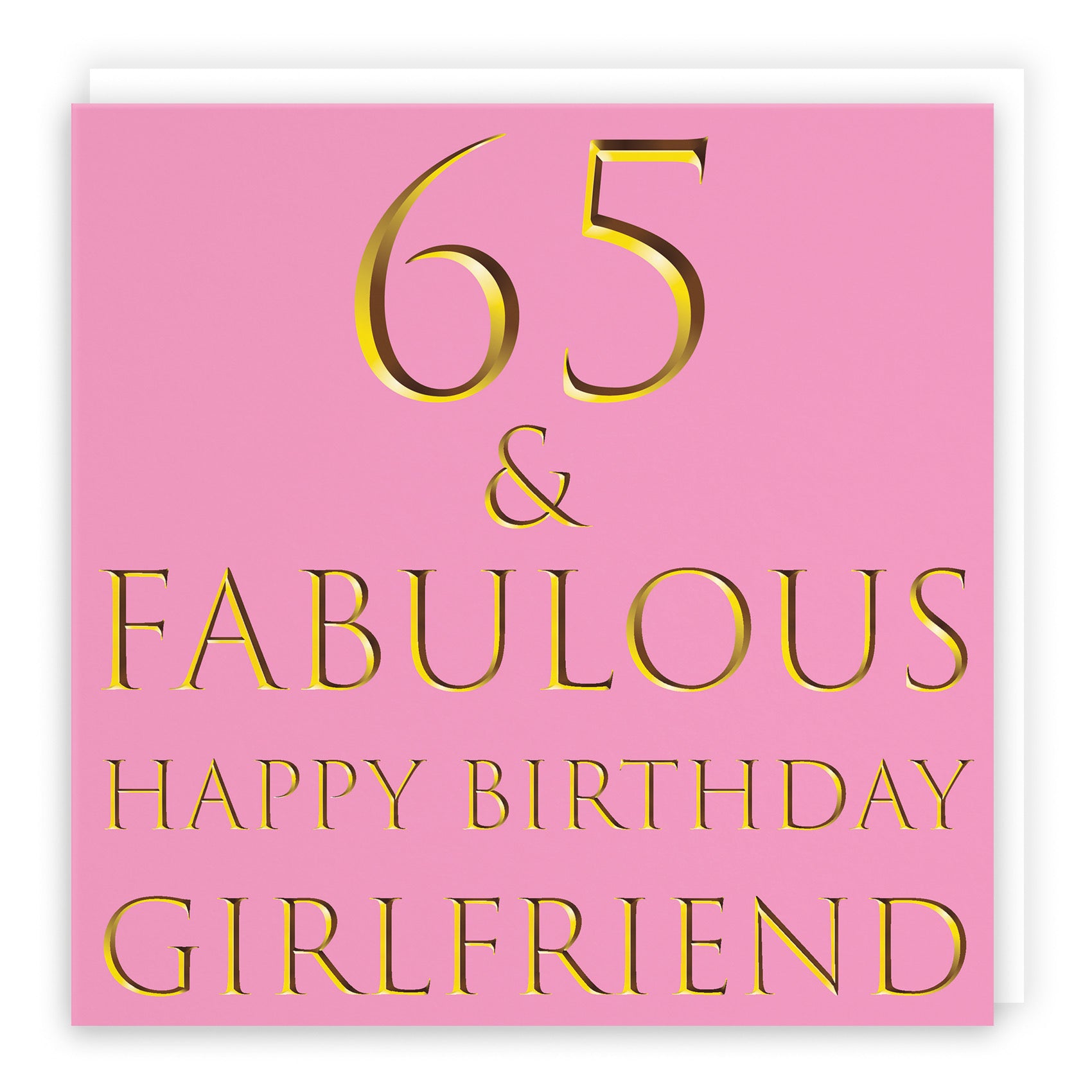 65th Girlfriend Birthday Card Fabulous - Default Title (B09Q7BW3KL)