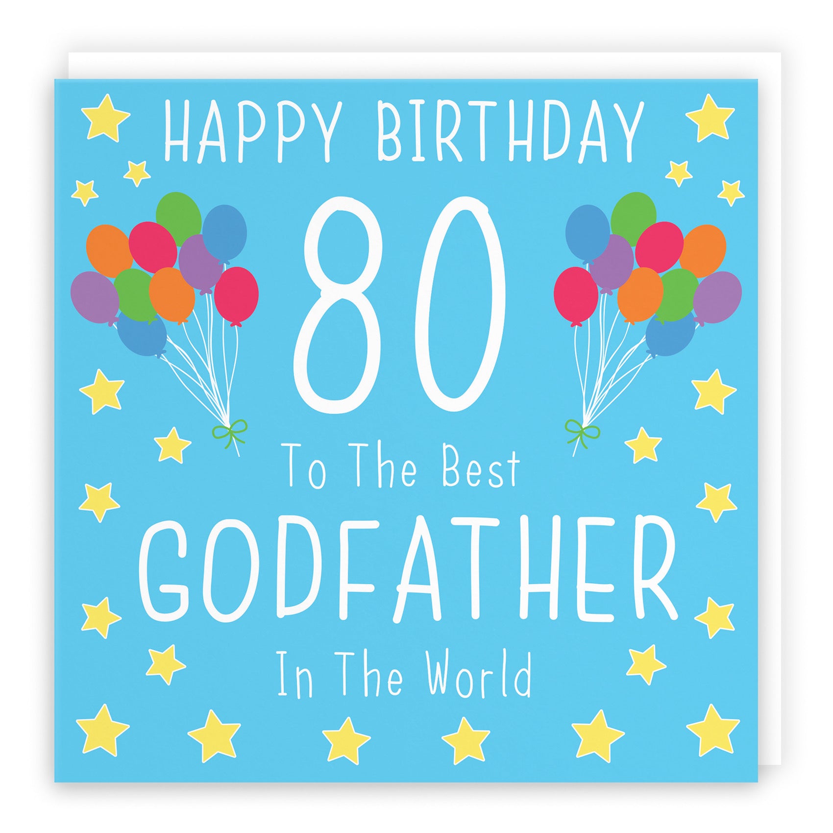 80th Godfather Birthday Card Iconic - Default Title (B09Q7CN2L6)