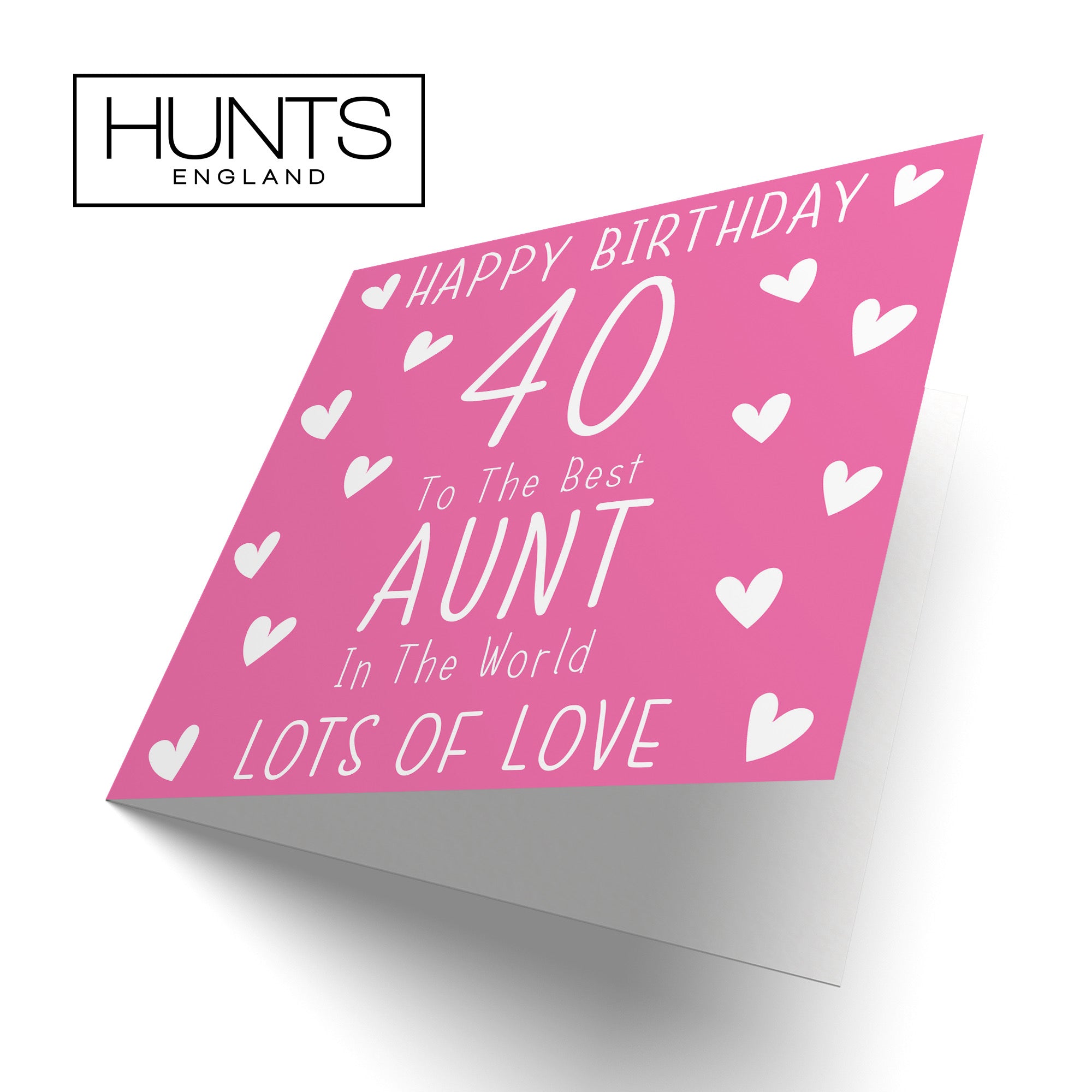 40th Aunt Birthday Card Iconic - Default Title (B09Q7DWX8Q)