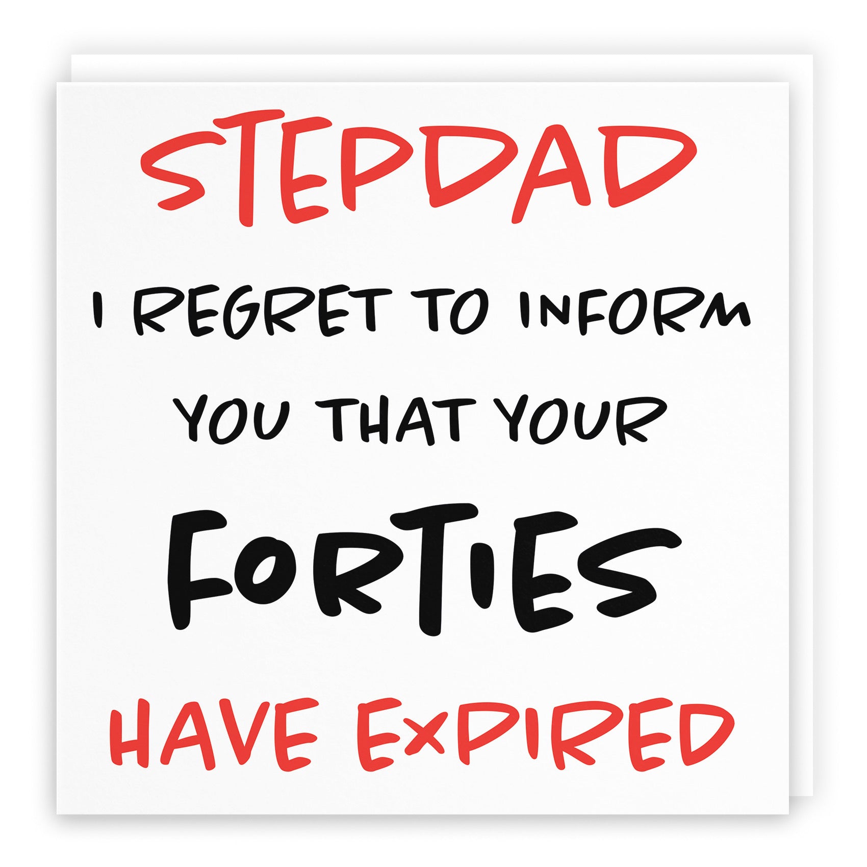 50th Stepdad Birthday Card Retro - Default Title (B09Q7DZK8W)