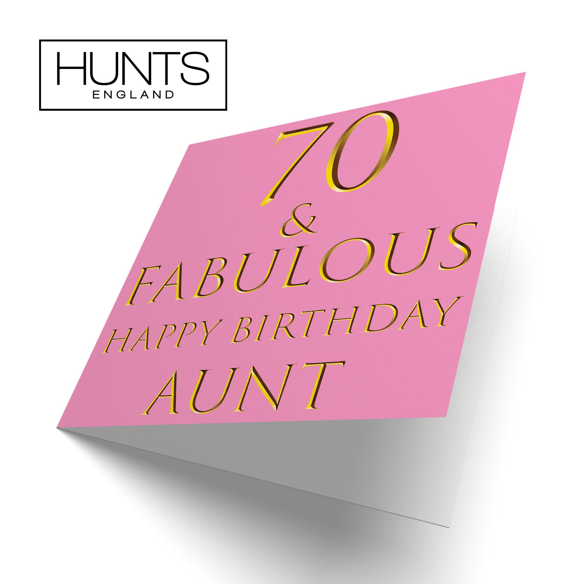 70th Aunt Birthday Card Fabulous - Default Title (B09Q7FC28N)