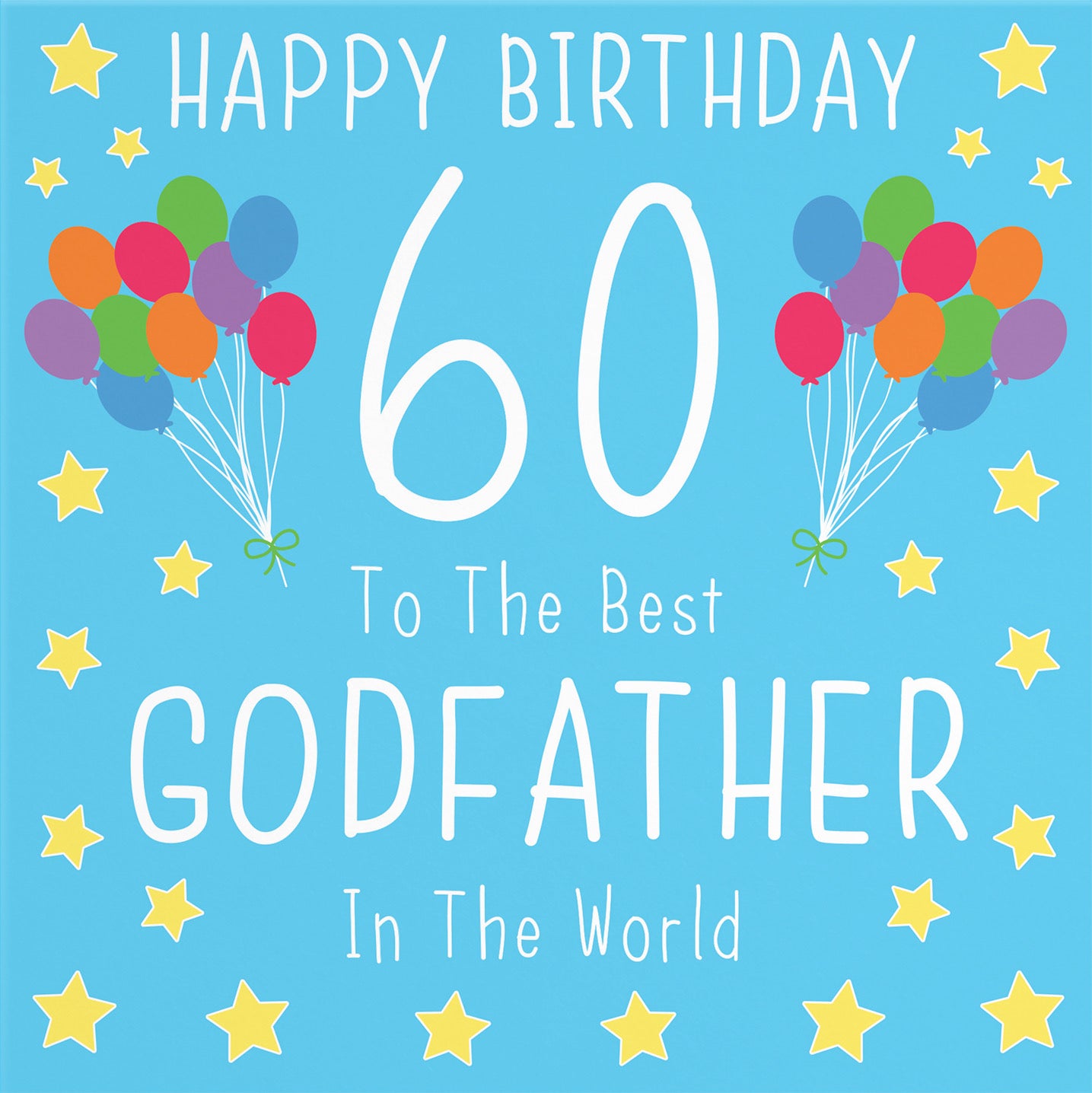 60th Godfather Birthday Card Iconic - Default Title (B09Q7GHHFT)