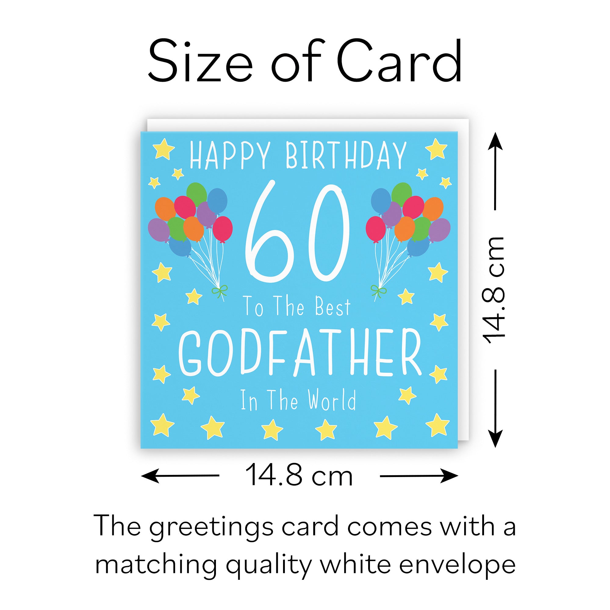 60th Godfather Birthday Card Iconic - Default Title (B09Q7GHHFT)