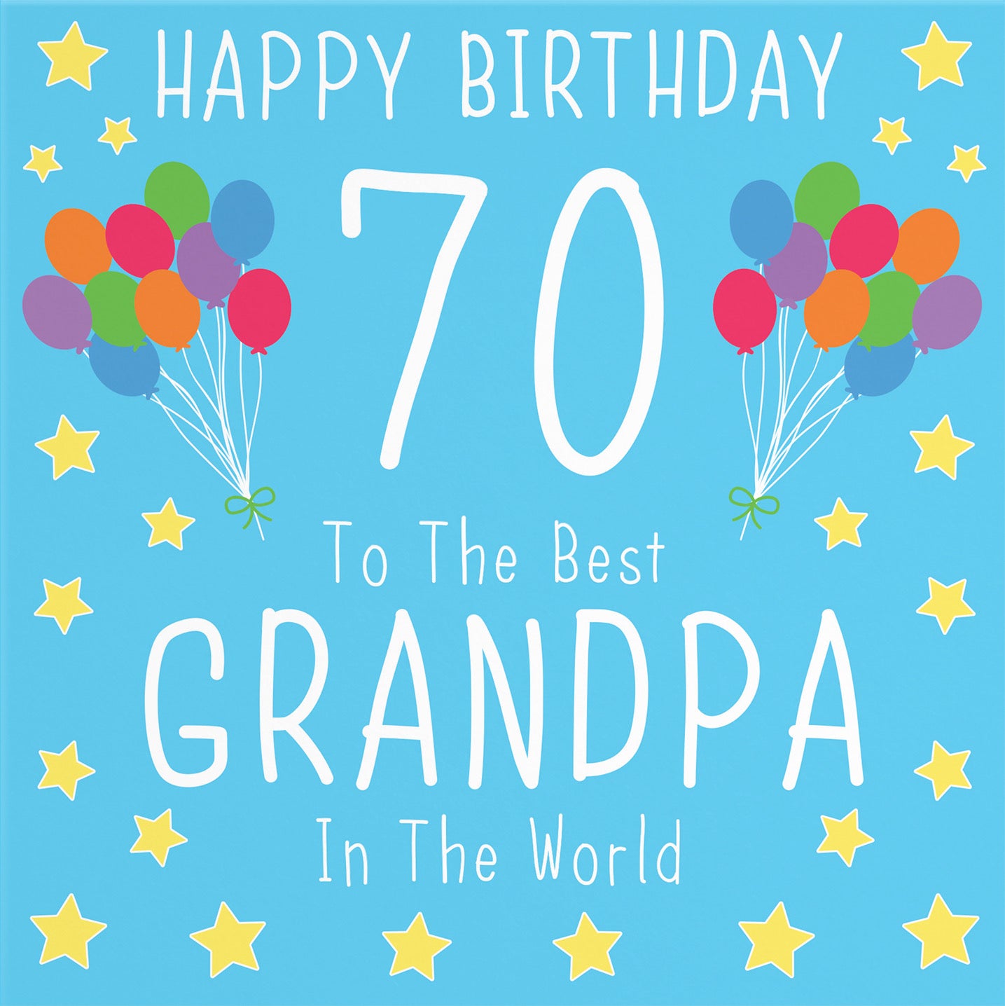 70th Grandpa Birthday Card Iconic - Default Title (B09Q7GT17R)