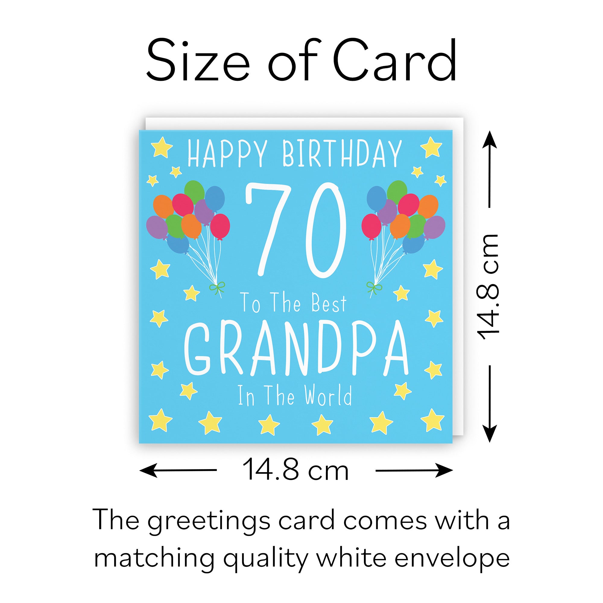 70th Grandpa Birthday Card Iconic - Default Title (B09Q7GT17R)