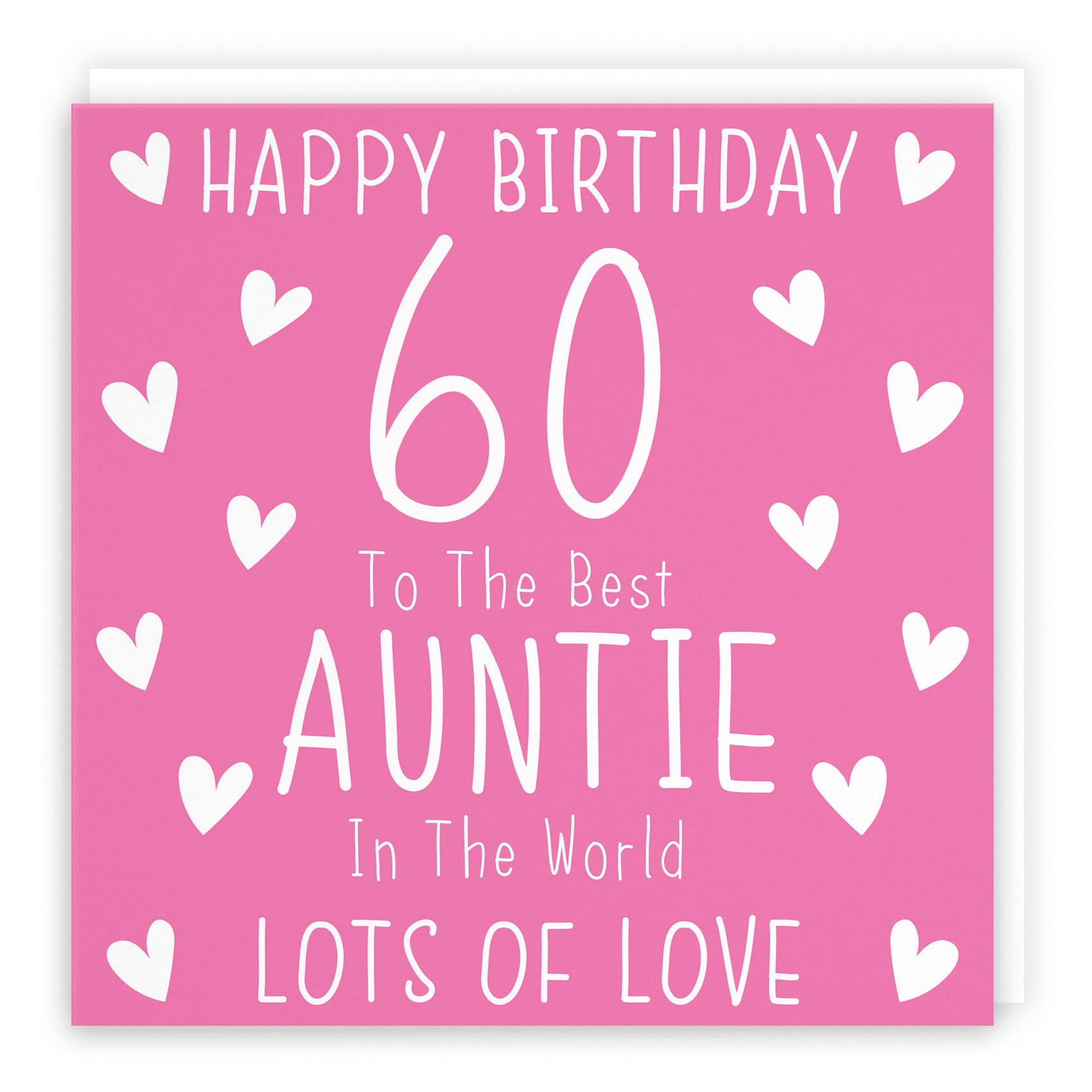 60th Auntie Birthday Card Iconic - Default Title (B09Q7GW9BB)