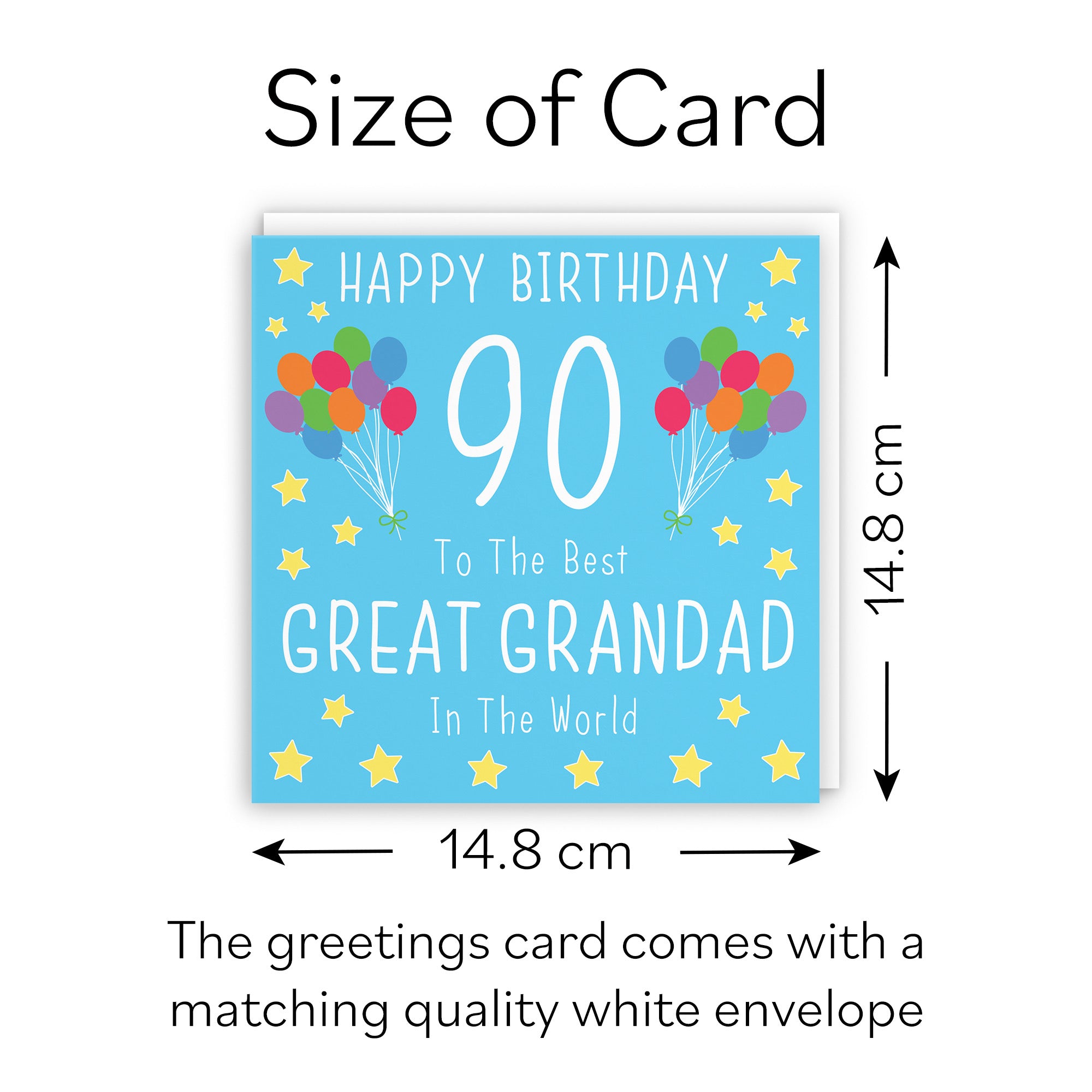 90th Great Grandad Birthday Card Iconic - Default Title (B09Q7GYYBC)