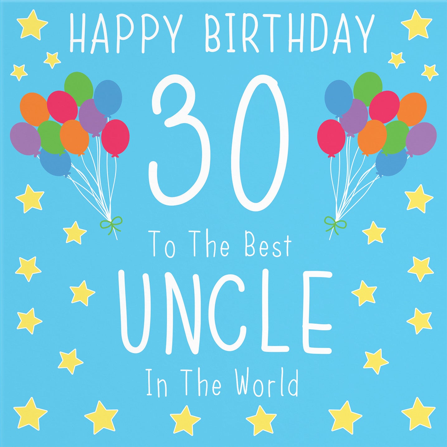 30th Uncle Birthday Card Iconic - Default Title (B09Q7GZM32)