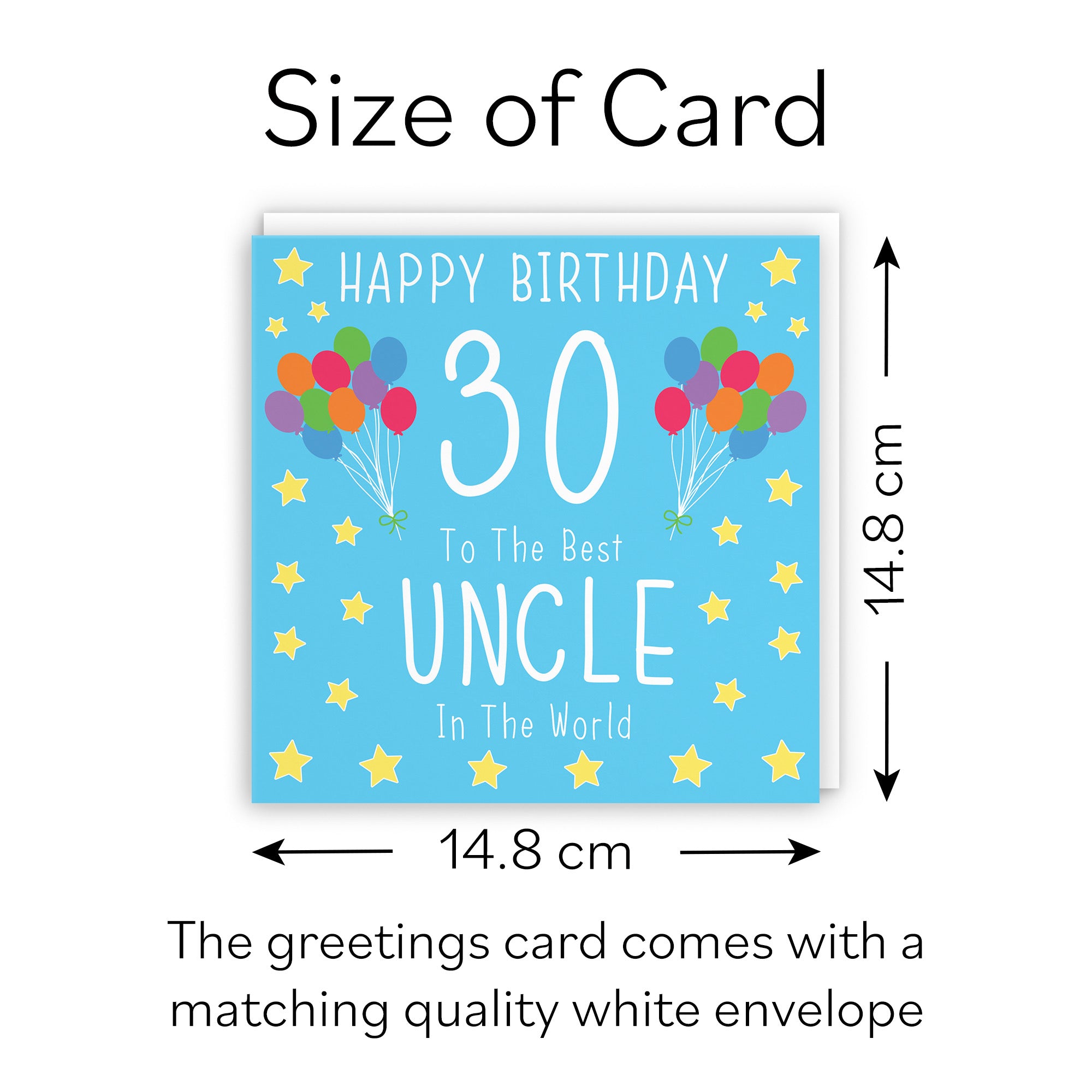 30th Uncle Birthday Card Iconic - Default Title (B09Q7GZM32)