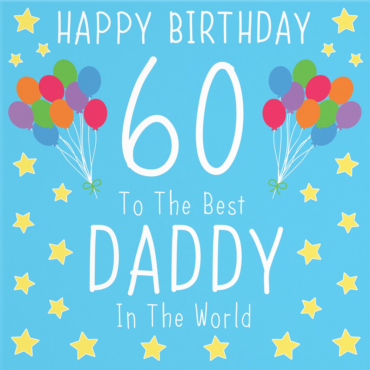 60th Daddy Birthday Card Iconic - Default Title (B09Q7H8NZN)