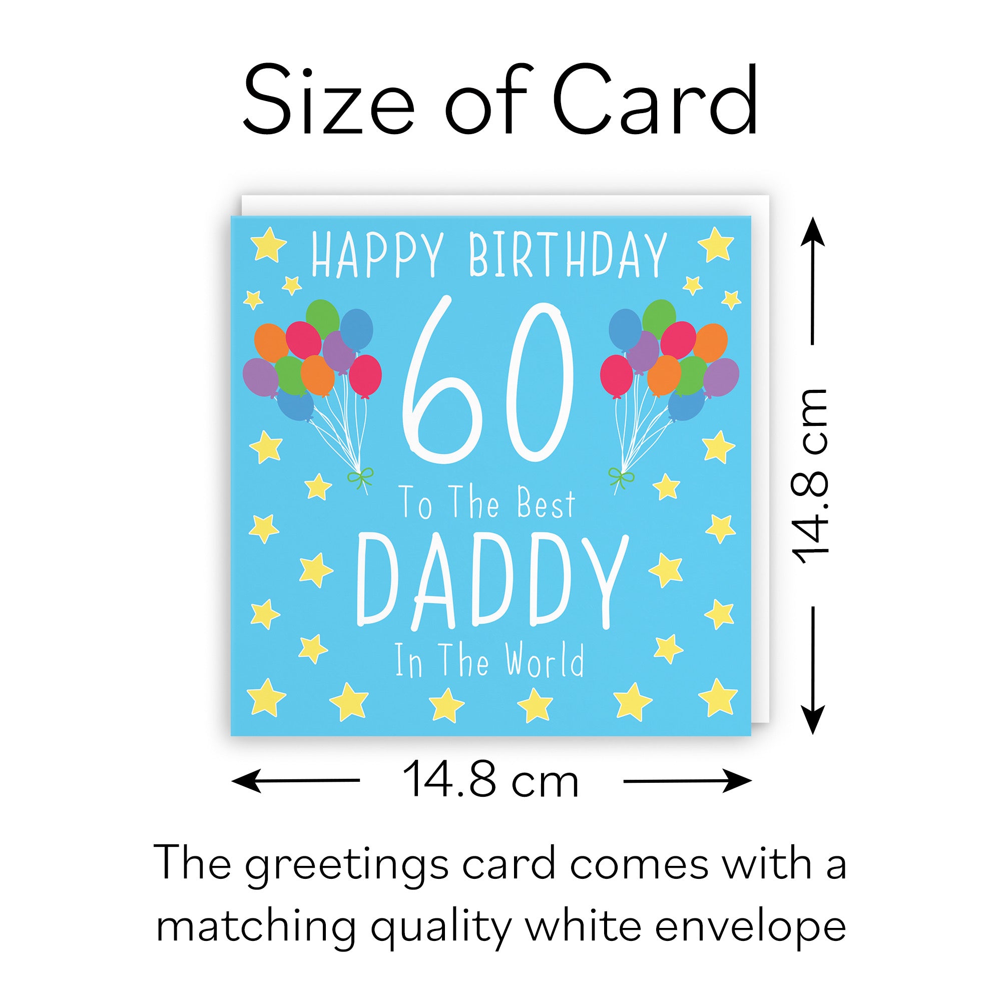 60th Daddy Birthday Card Iconic - Default Title (B09Q7H8NZN)