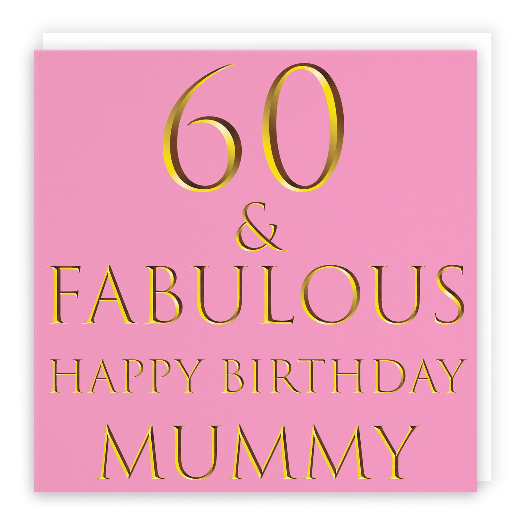 60th Mummy Birthday Card Fabulous - Default Title (B09Q7HMXJ2)
