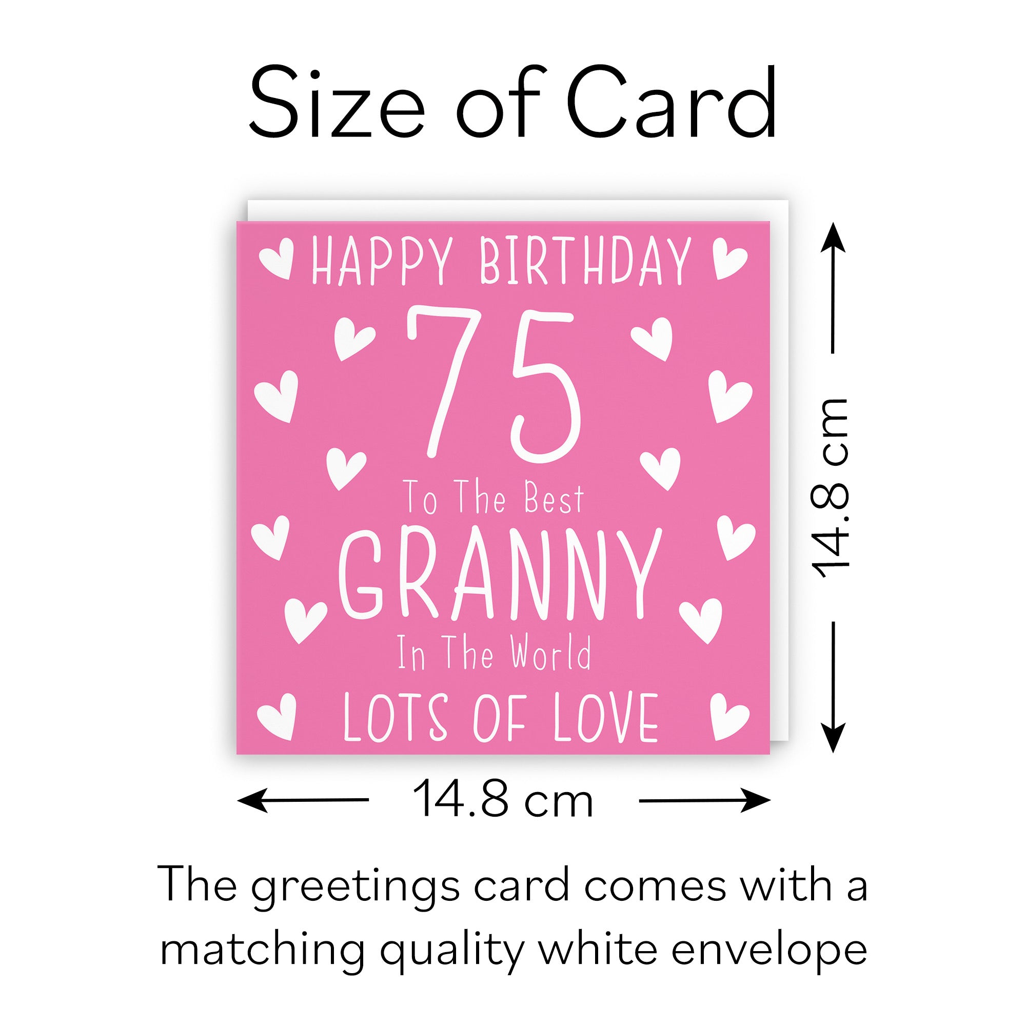 75th Granny Birthday Card Iconic - Default Title (B09Q7HWWZX)