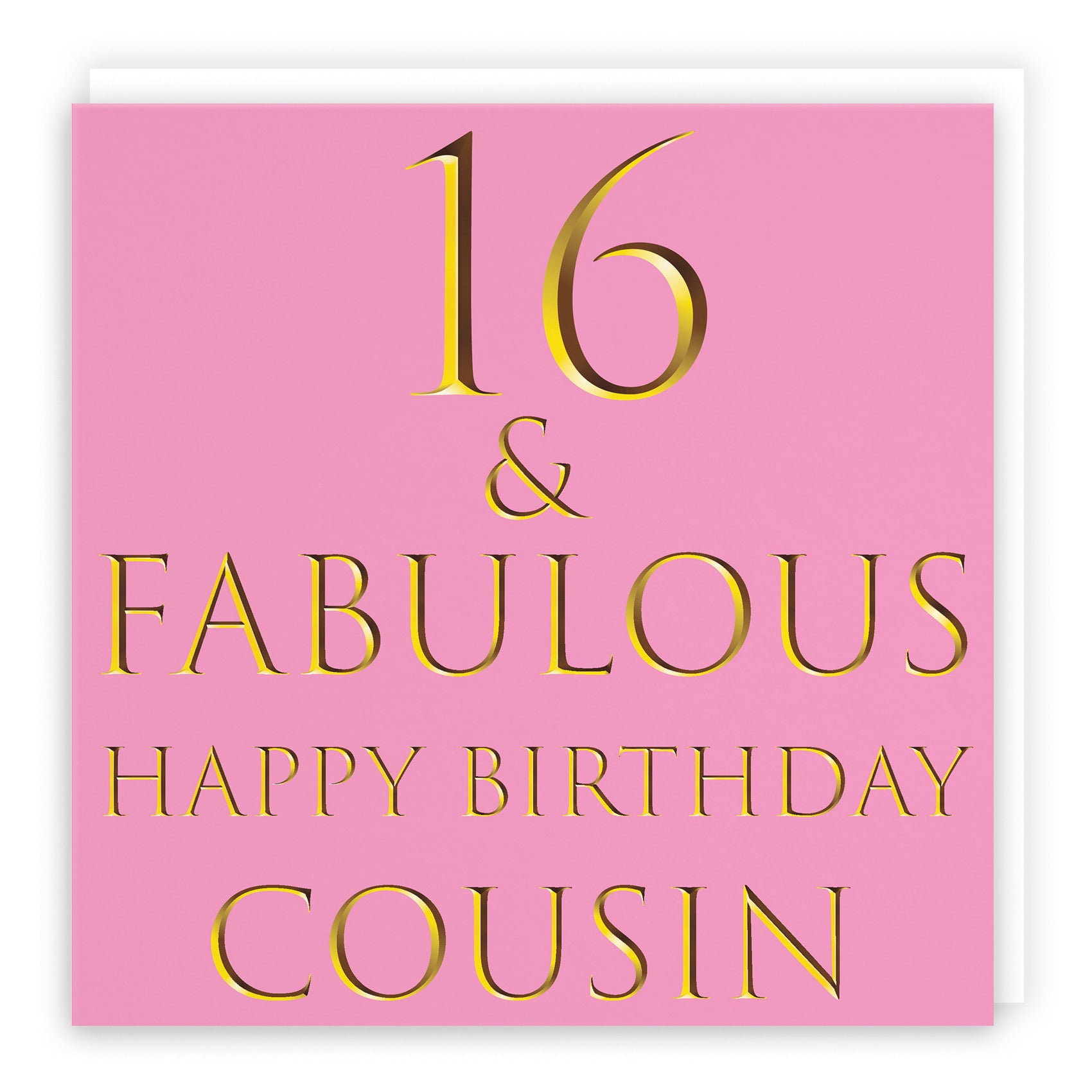 16th Cousin Birthday Card Fabulous - Default Title (B09Q7HXX5Y)