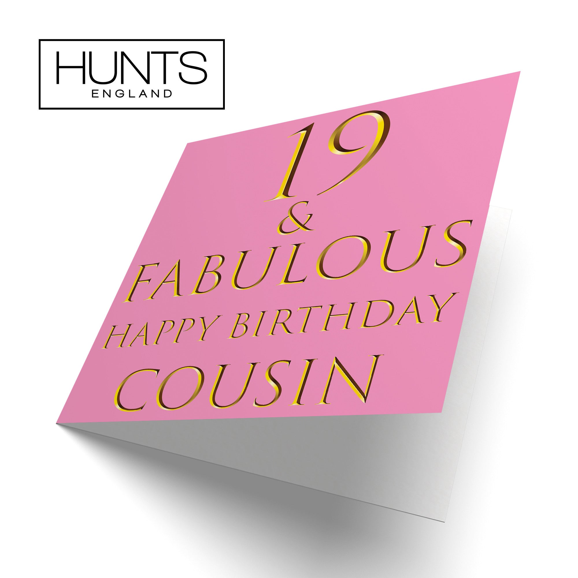 19th Cousin Birthday Card Fabulous - Default Title (B09Q7J24VZ)