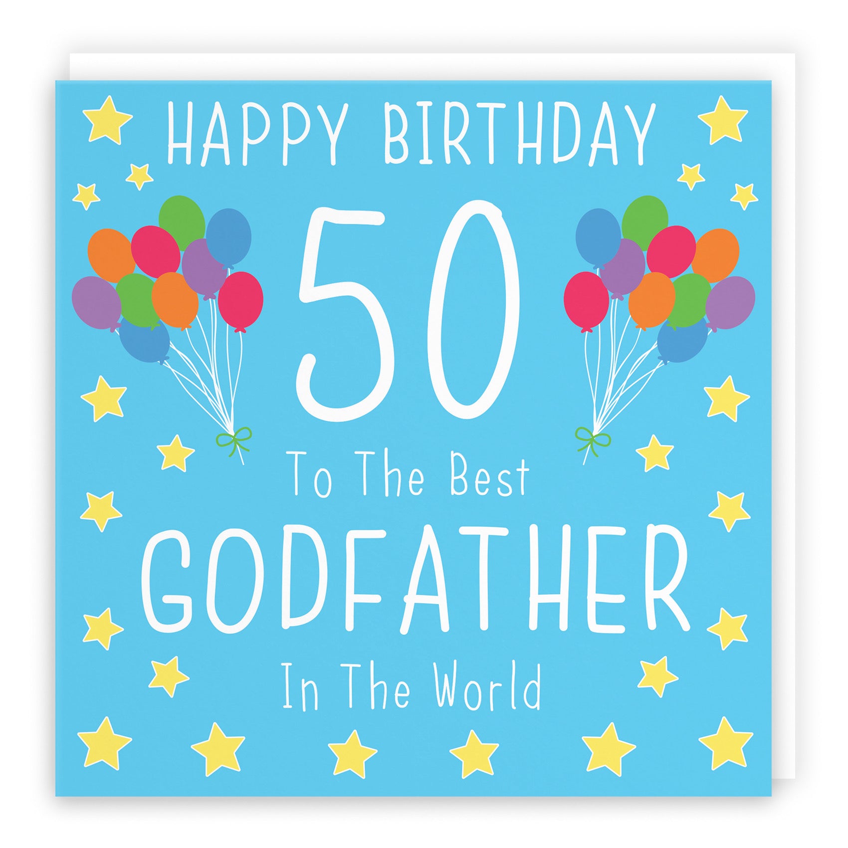 50th Godfather Birthday Card Iconic - Default Title (B09Q7JHY68)