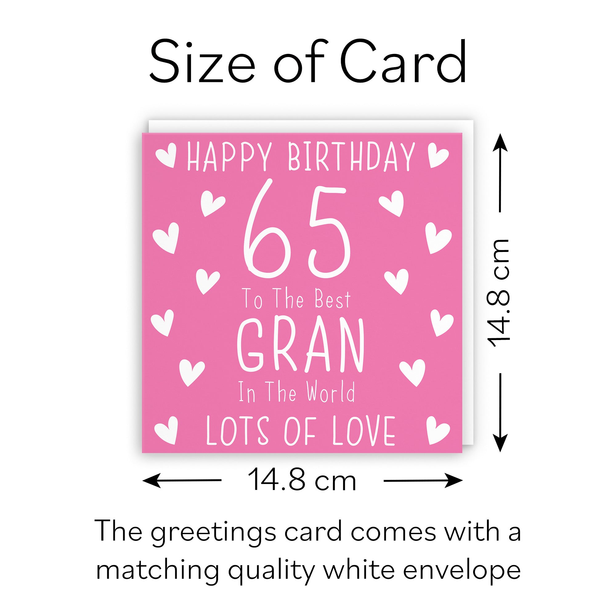 65th Gran Birthday Card Iconic - Default Title (B09Q7JKDYP)