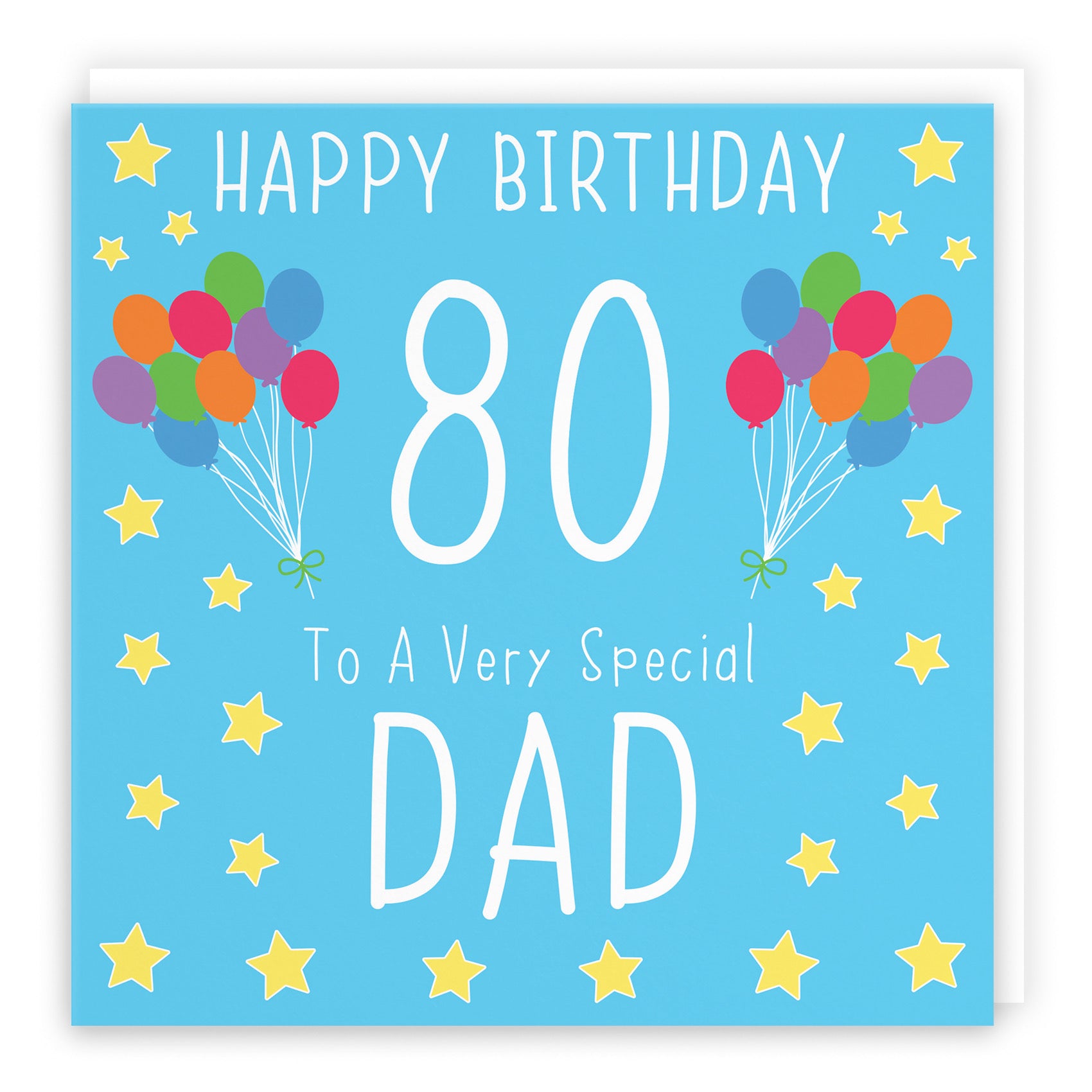 80th Dad Birthday Card Iconic - Default Title (B09Q7JZPVW)