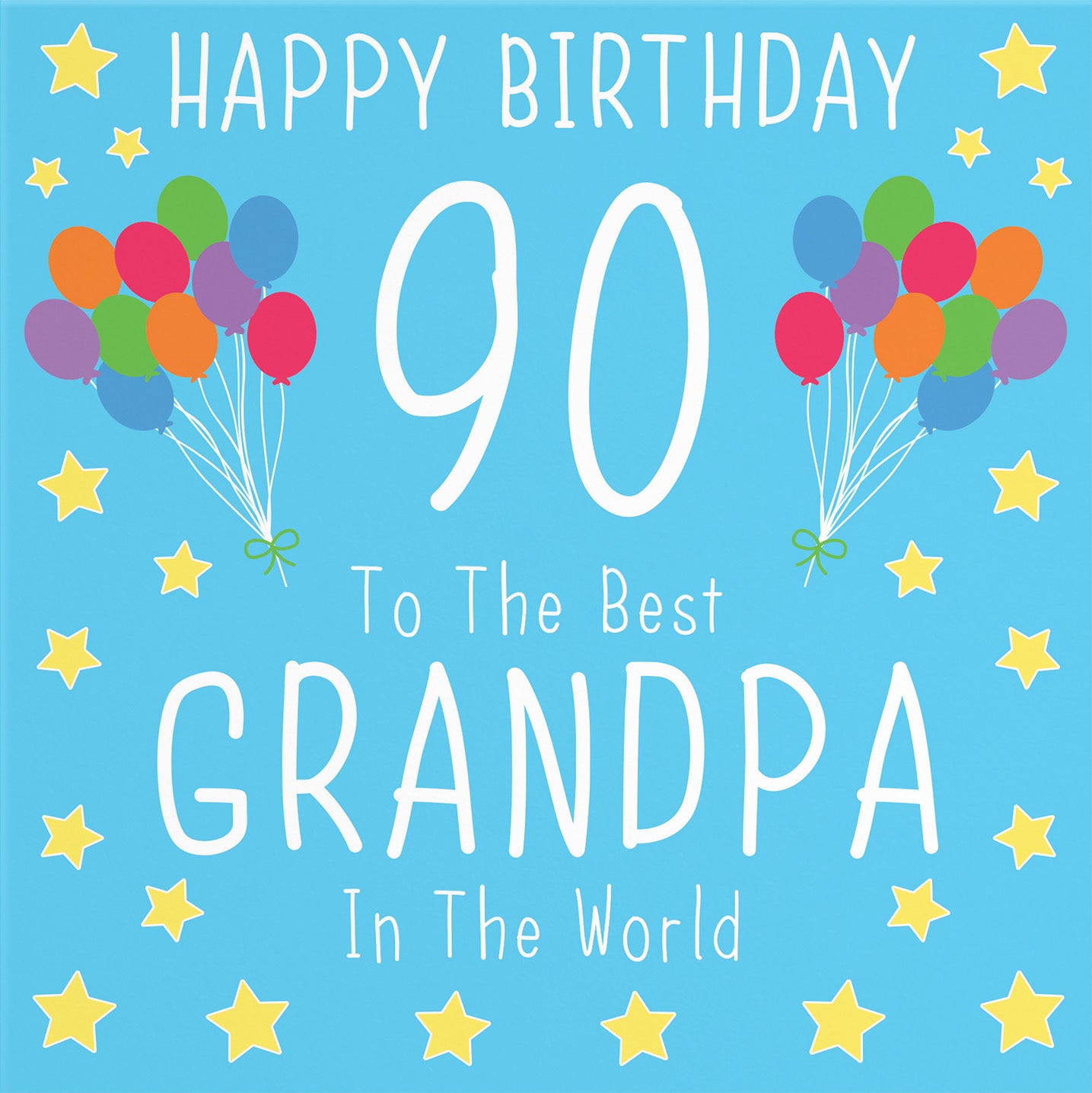 90th Grandpa Birthday Card Iconic - Default Title (B09Q7L9513)