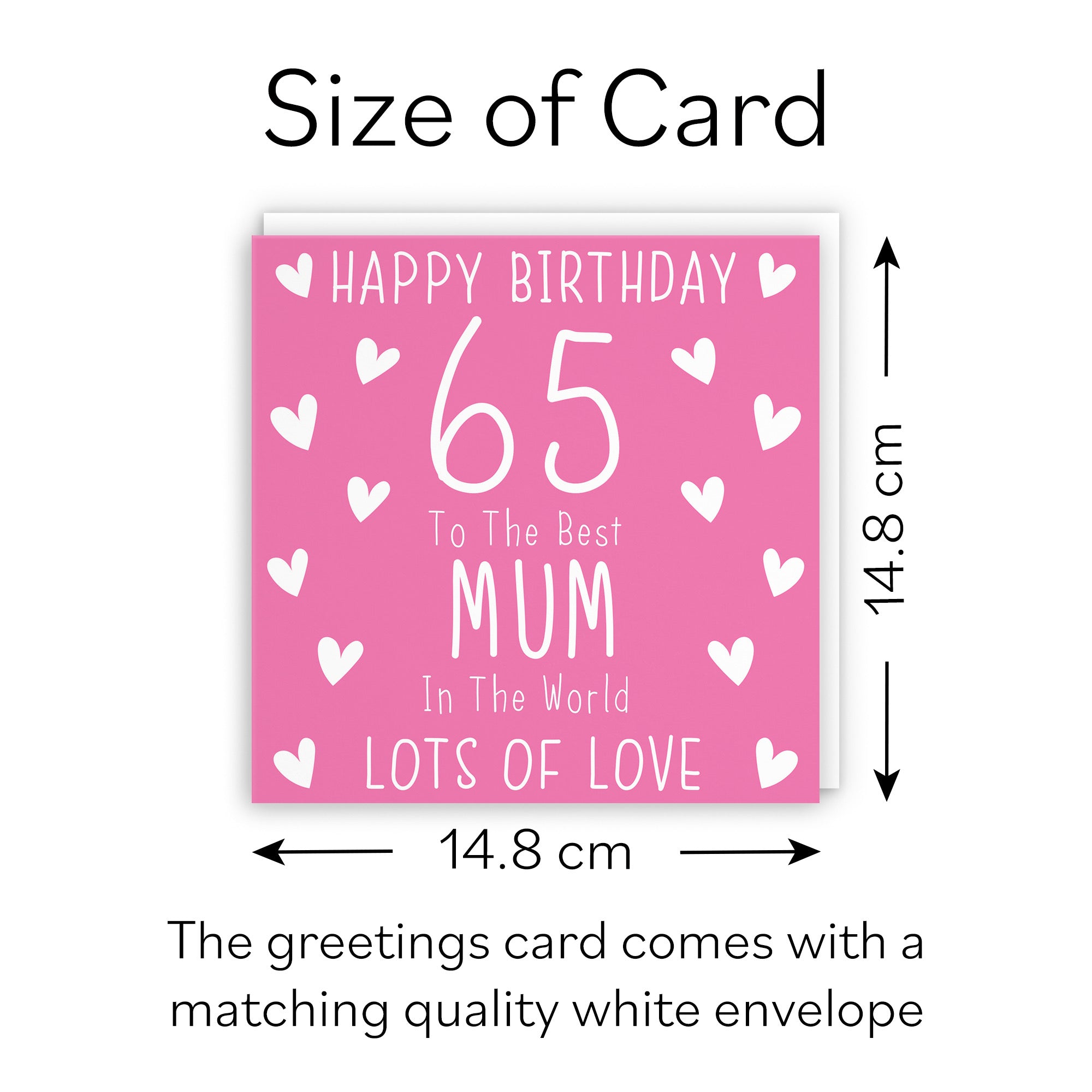 65th Mum Birthday Card Iconic - Default Title (B09Q7LS1SG)