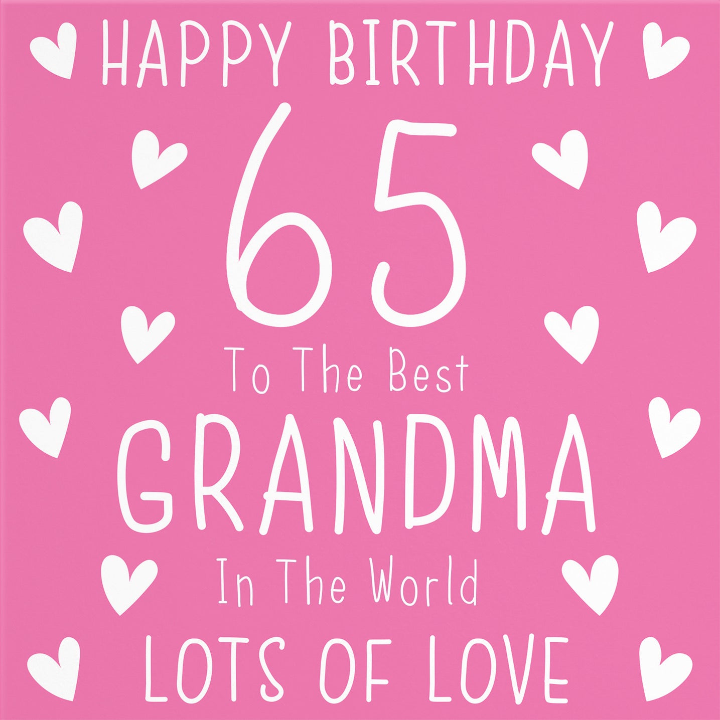 65th Grandma Birthday Card Iconic - Default Title (B09Q7MCDZX)