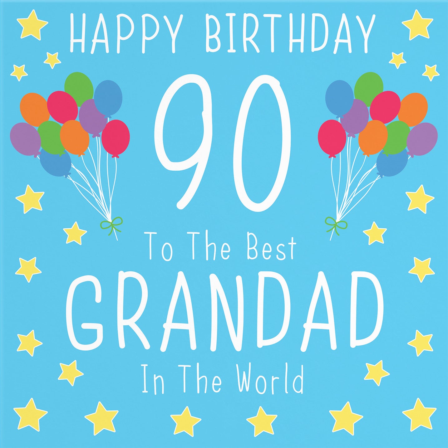 90th Grandad Birthday Card Iconic - Default Title (B09Q7MD7TW)