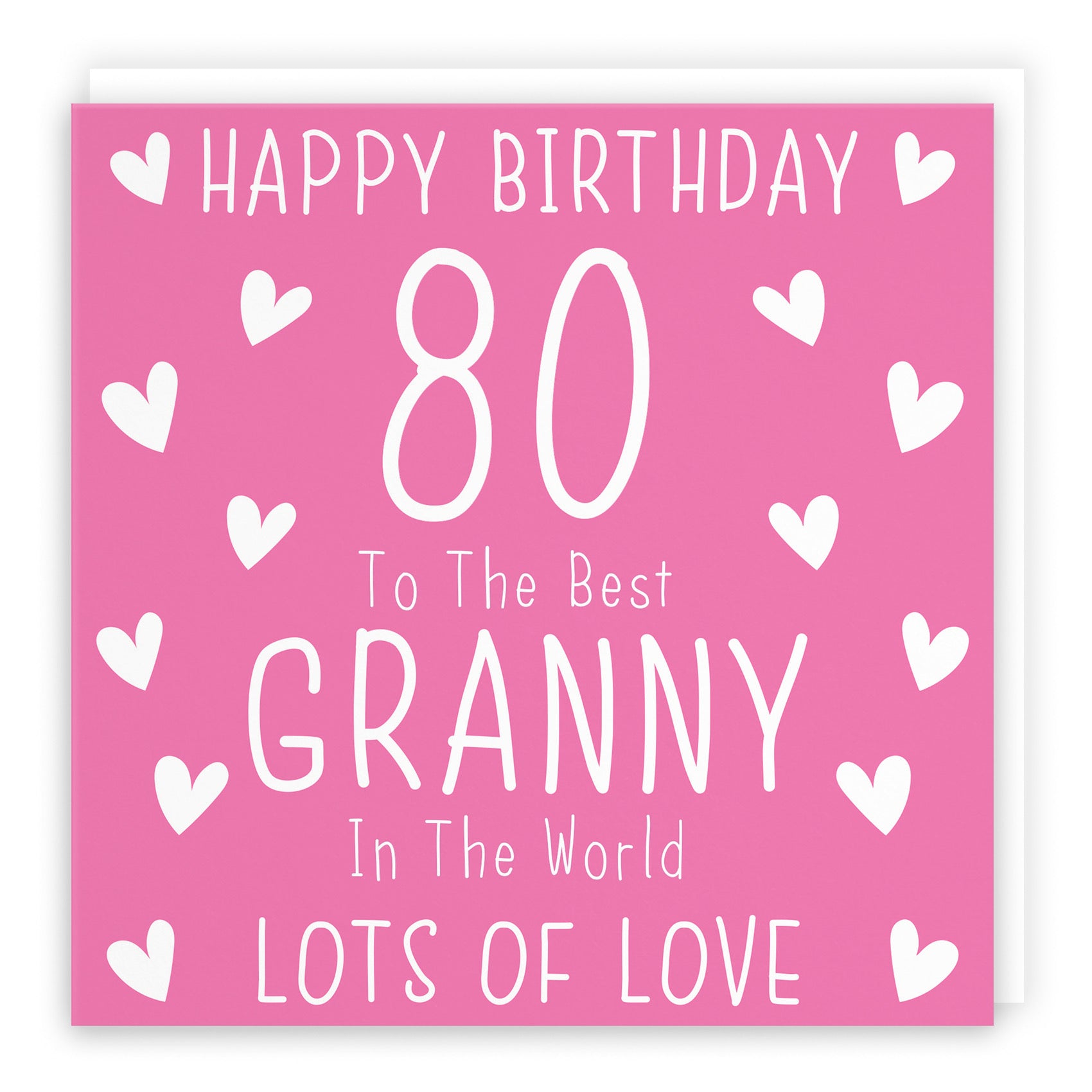 80th Granny Birthday Card Iconic - Default Title (B09Q7MF42J)