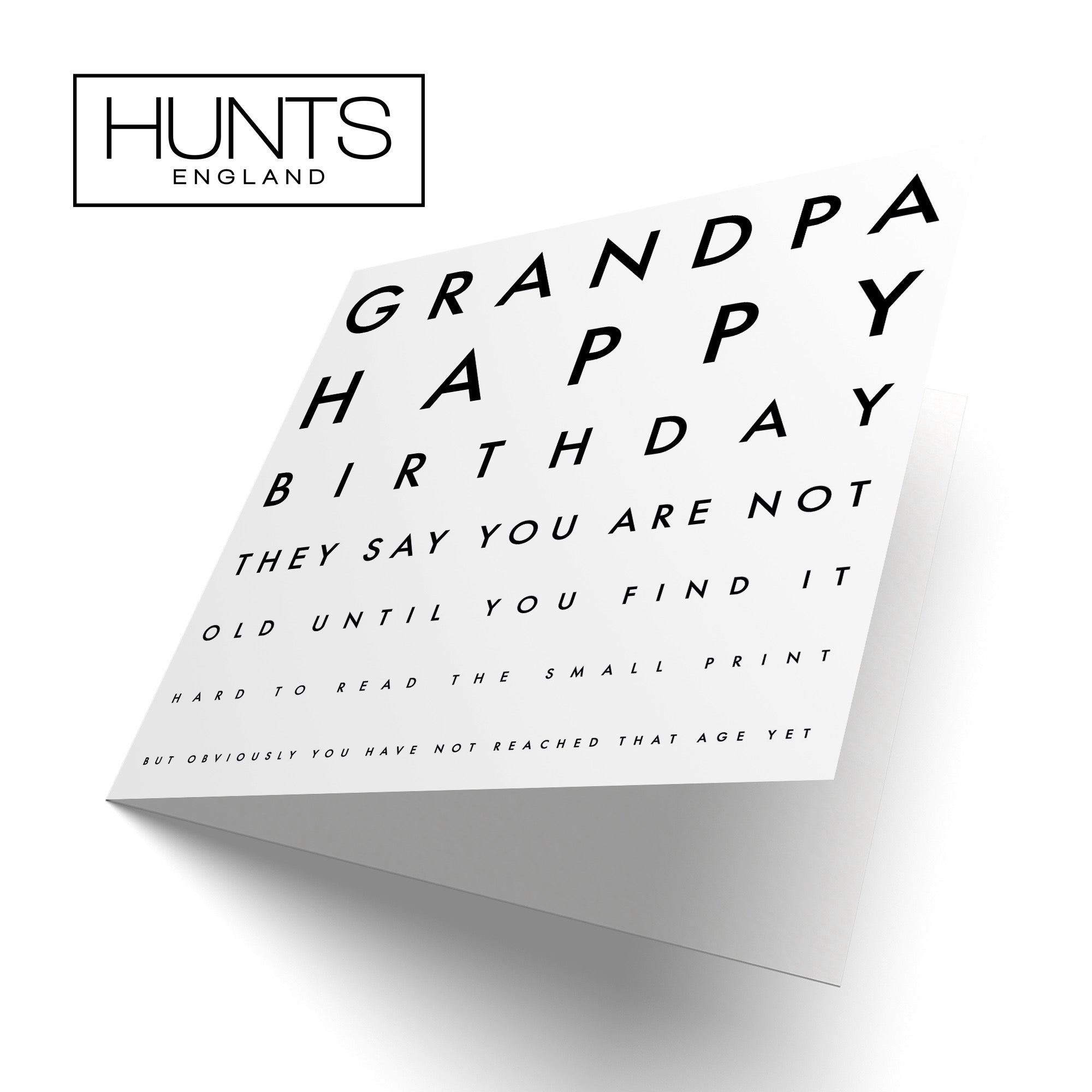 Grandpa Humorous Joke Birthday Card Letters - Default Title (B09Q7MGYYX)