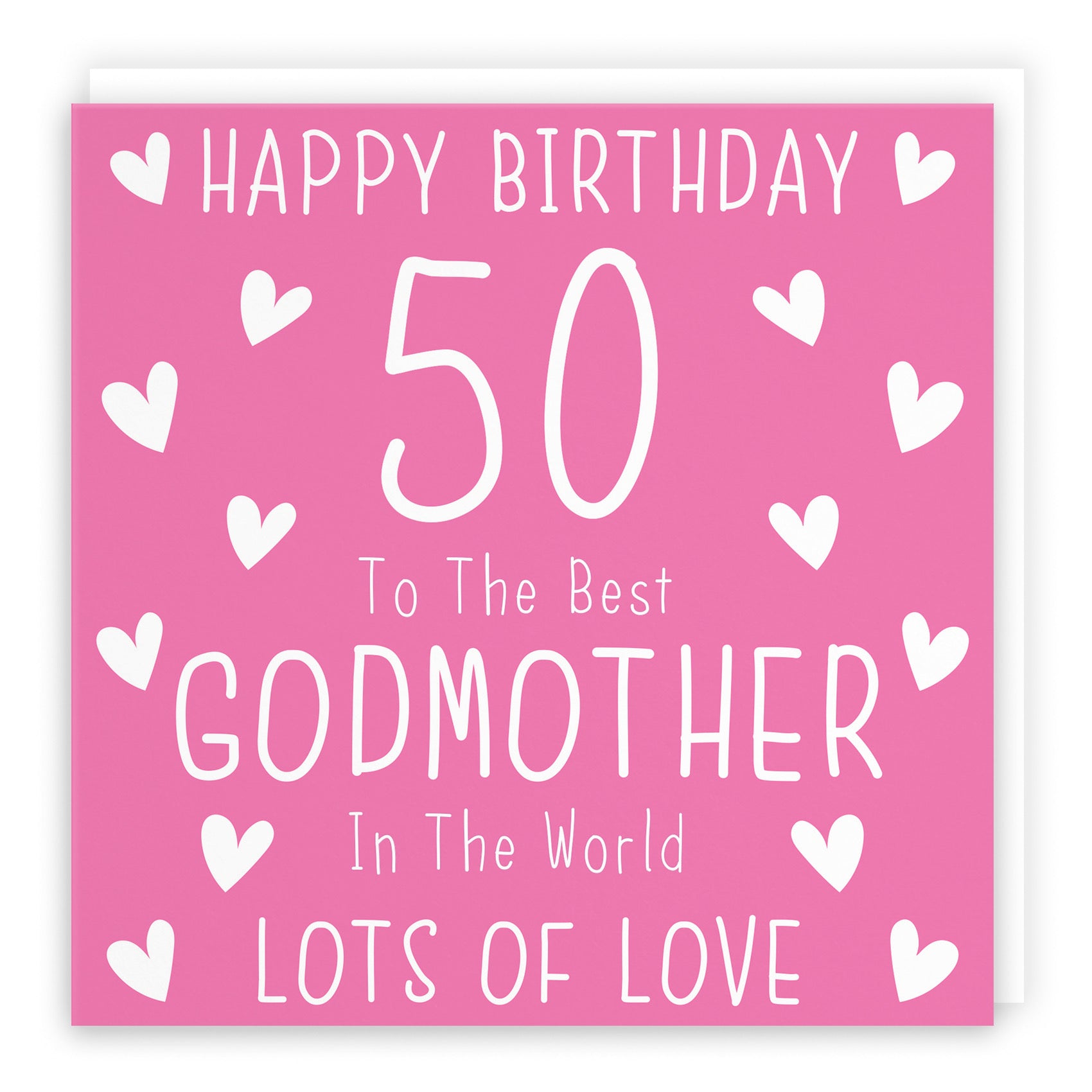 50th Godmother Birthday Card Iconic - Default Title (B09Q7MH1HR)