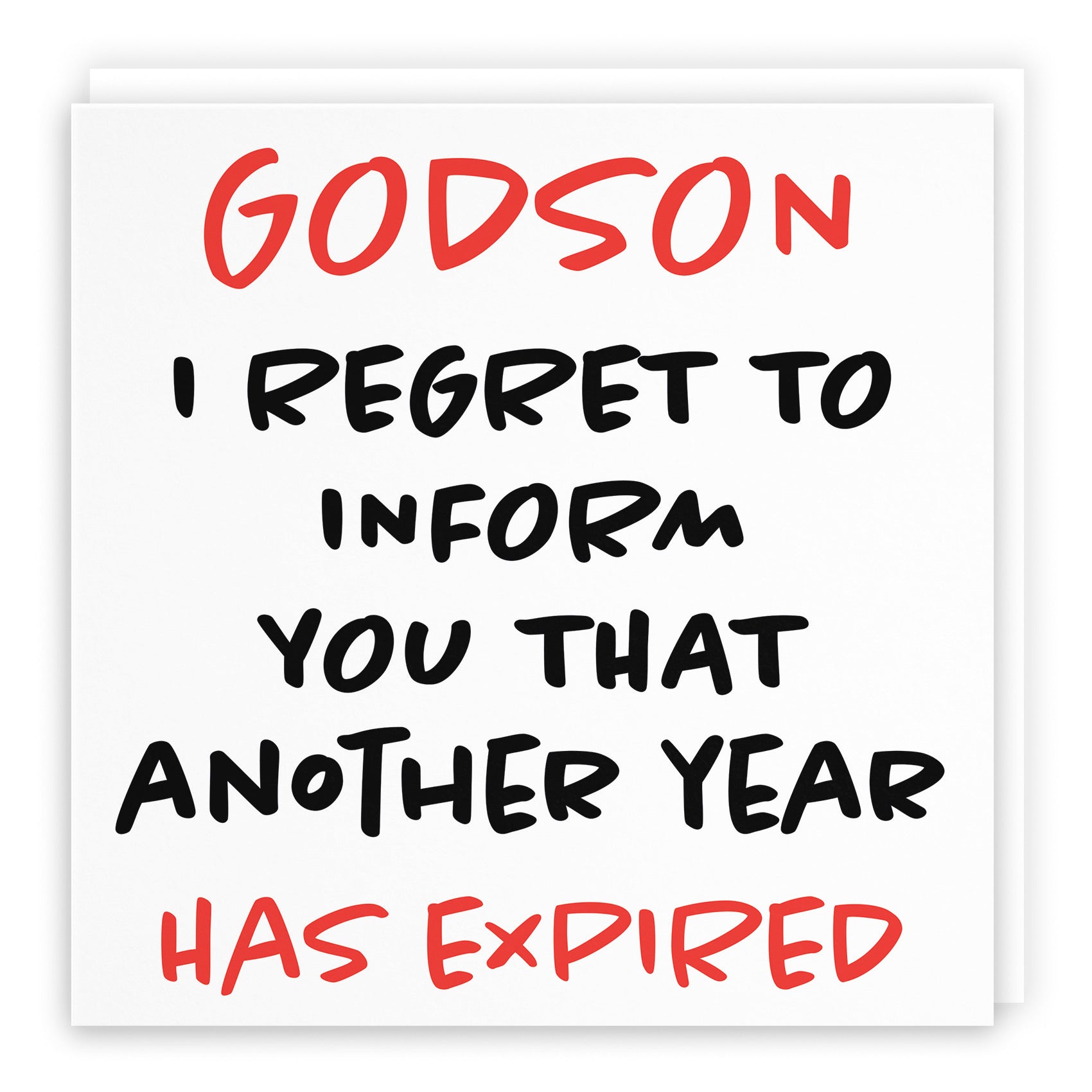 Godson Birthday Card Retro - Default Title (B09Q7MKF8K)